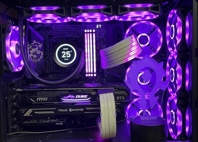 Lian Li Addressable RGB Strimer Plus Dual 6+2 Pin to 8 Pin ARGB PSU Extension Cable (V1) customer photo 1