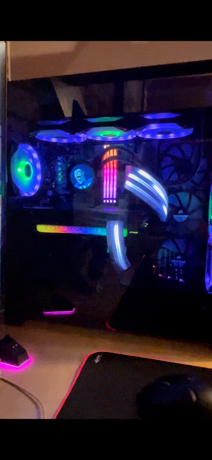 Lian Li Addressable RGB Strimer Plus Dual 6+2 Pin to 8 Pin ARGB PSU Extension Cable (V1) customer photo 2