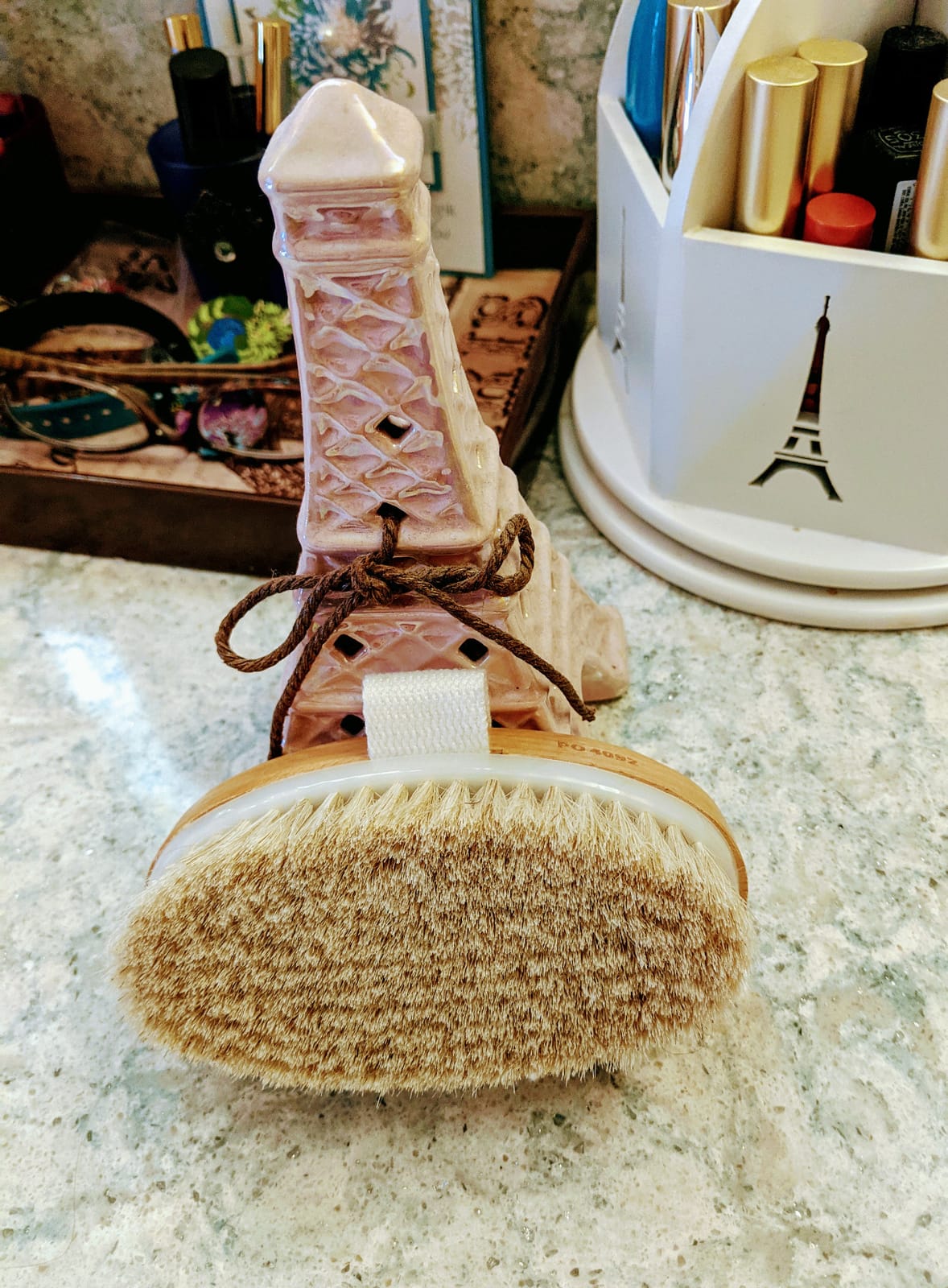 Scala Body Brush Natural Bristle, Dry Brushing Exfoliator for Dead Skin customer photo 2