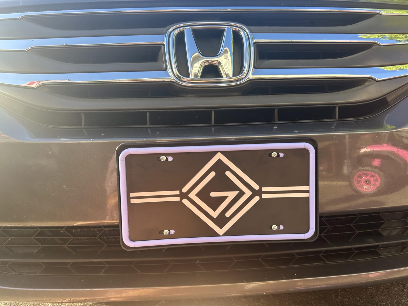 QiqaMole 2 Pack Silicone License Plate Frame, Front Back License Plate Cover, License Plate Bracket Holder Rust-Proof Rattle-Proof Weather-Proof for US CA Standard Car & 2Pcs Water Coaster (Black) customer photo 2