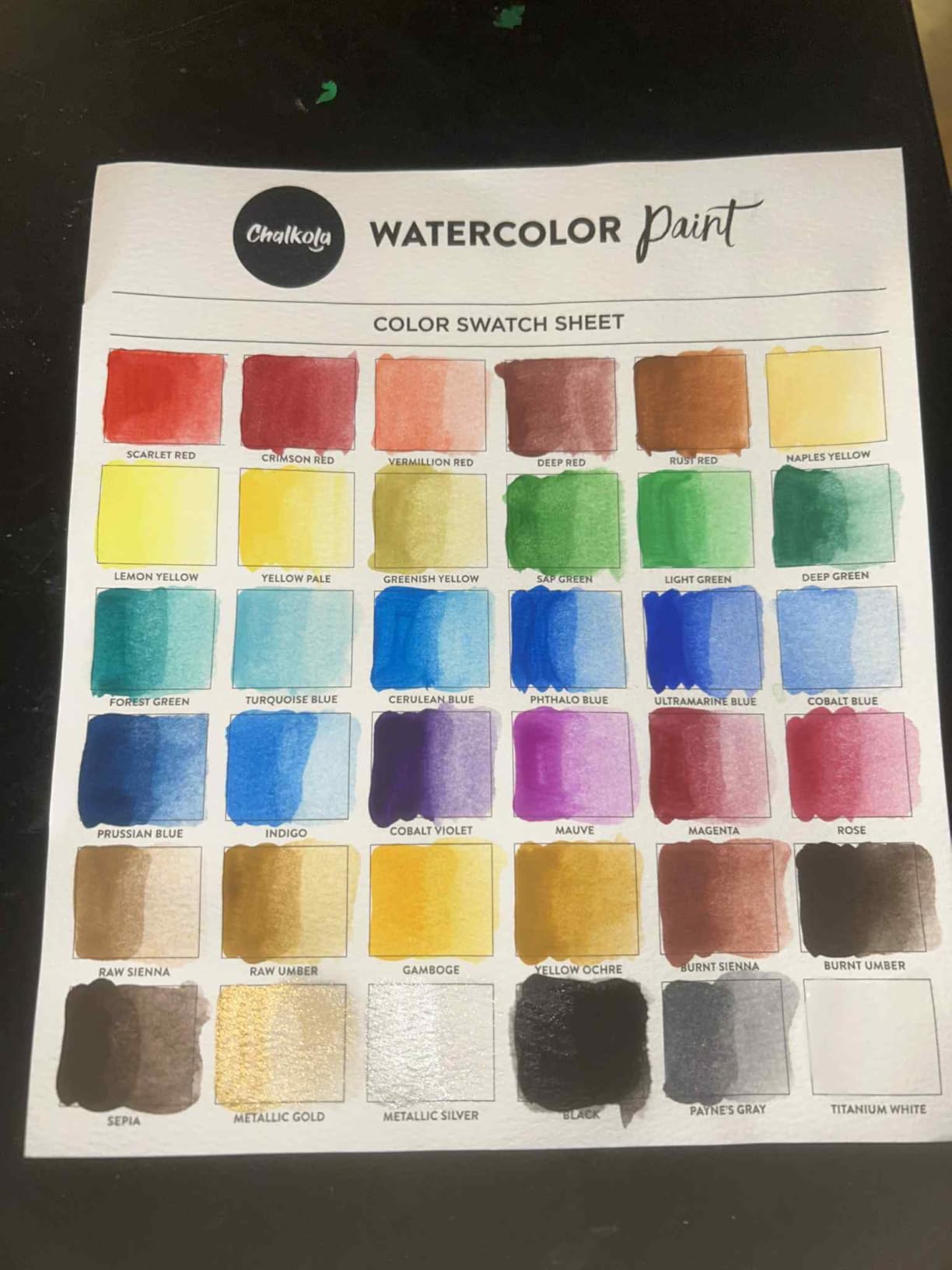 Chalkola 36 Watercolor Paint Set for Adults, Kids & Professional Artists customer photo 1