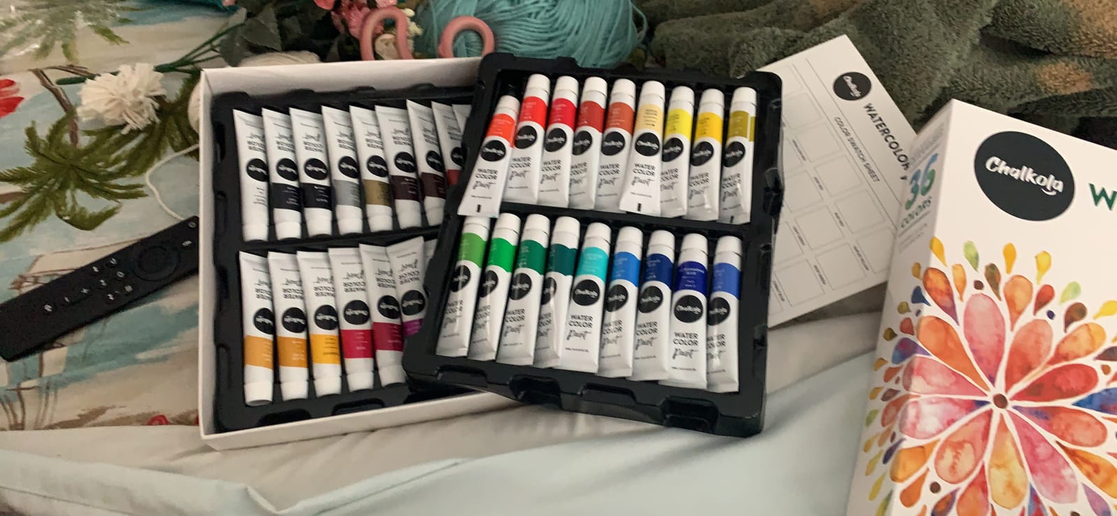 Chalkola 36 Watercolor Paint Set for Adults, Kids & Professional Artists customer photo 2