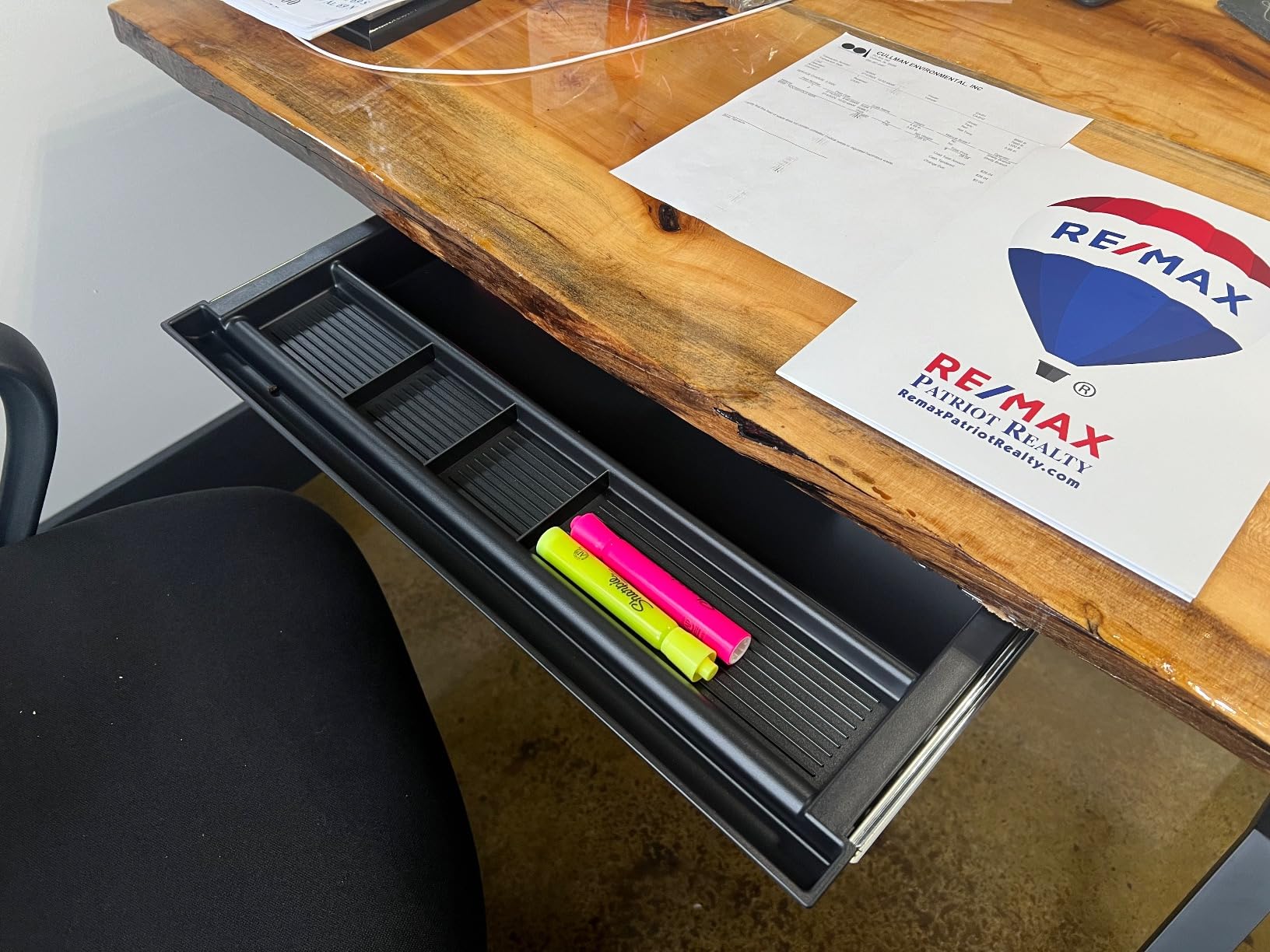Mount-It! Large Under Desk Pencil Drawer, 21.25