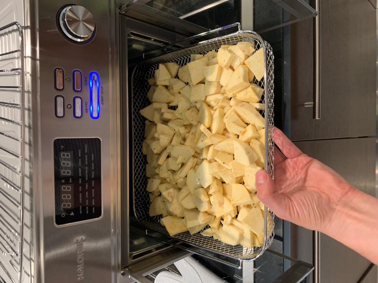 Kalorik MAXX Air Fryer Oven, 26 Quart 10-in-1 Countertop Toaster Oven & Air Fryer Combo - Fry, Bake, Roast, Rotisserie, & More, Large Glass French Doors & 9 Accessories, 1700-Watts, Stainless Steel customer photo 1