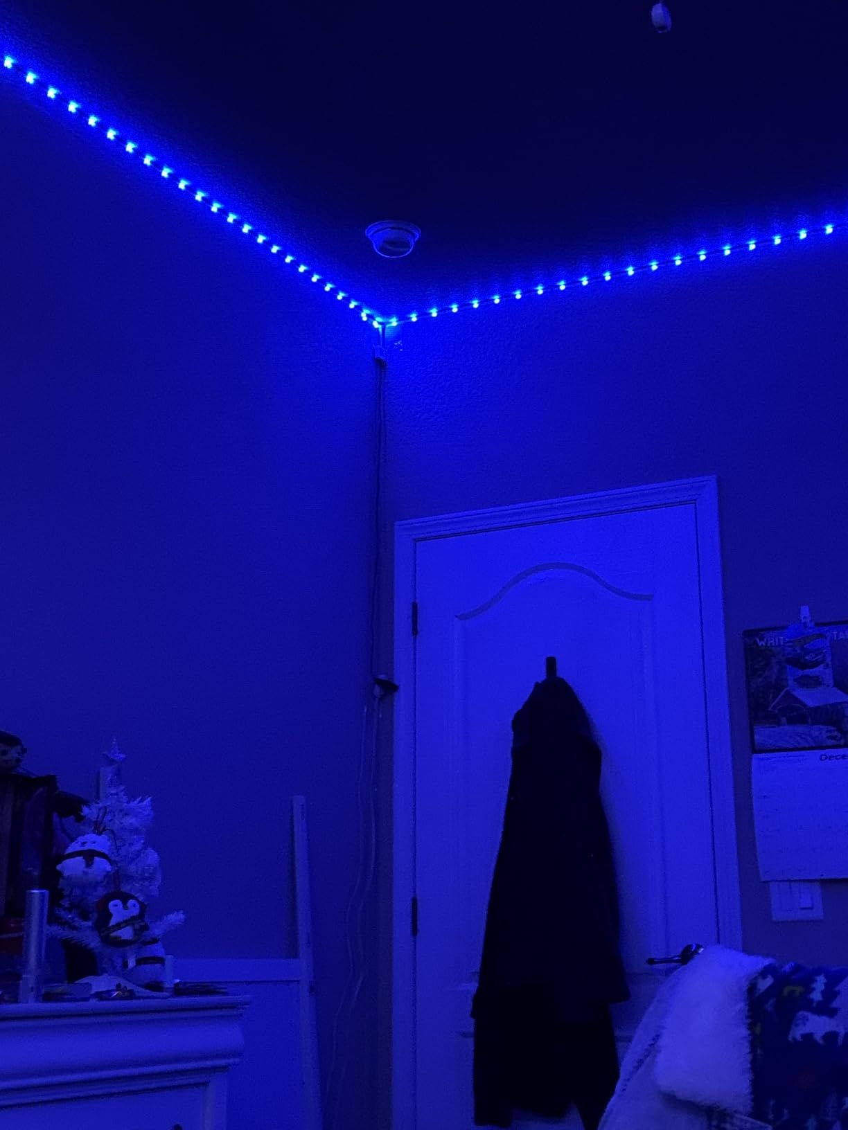 AILBTON Led Strip Lights,60ft Music Sync Color Changing, Built-in Mic,Bluetooth App Control LED Tape Lights with Remote,5050 RGB Rope Light Strips customer photo 1