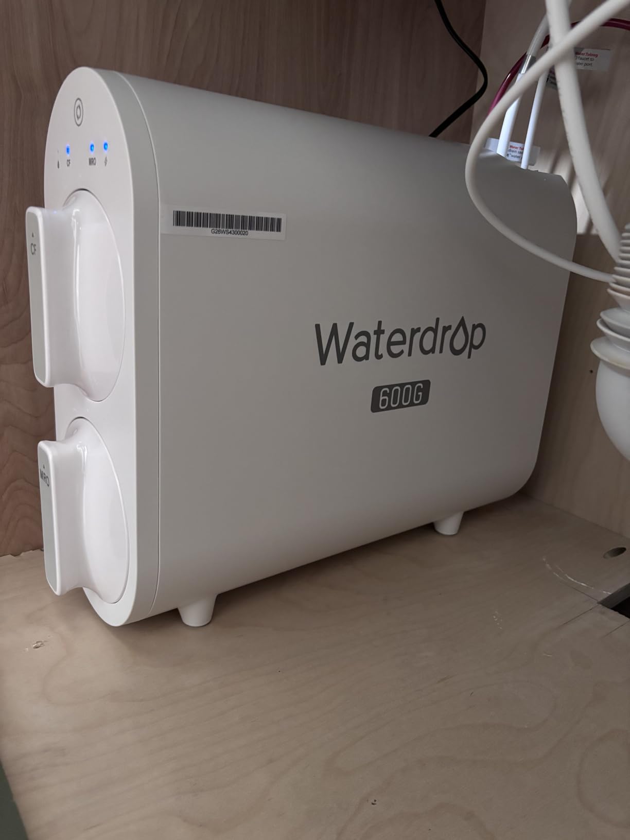 Waterdrop G2P600 Under-Sink RO System, 600 GPD Tankless RO Water Filtration customer photo 1