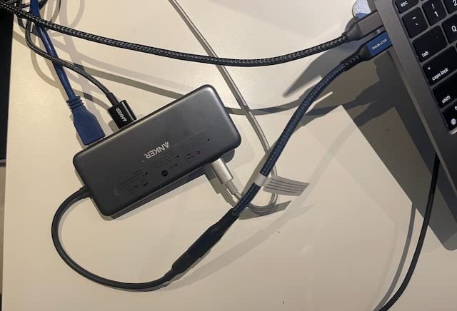 Anker USB-C Hub, 8-in-1 Multiport Ethernet Adapter with 4K@60Hz HDMI Port | 85W Max PD, 10Gbps USB-C & 2 USB-A Data Ports, microSD/SD Card Reader, for USB C Laptops, MacBook Pro, XPS, iPad and More customer photo 2