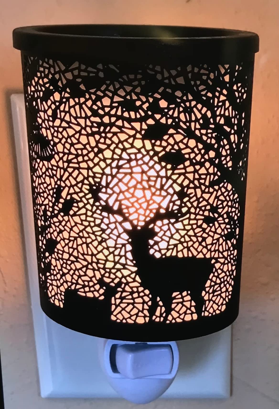 ASAWASA Metal Plug-in Wax Warmer with 1 pics Silicone Liner(Banyan) customer photo 1