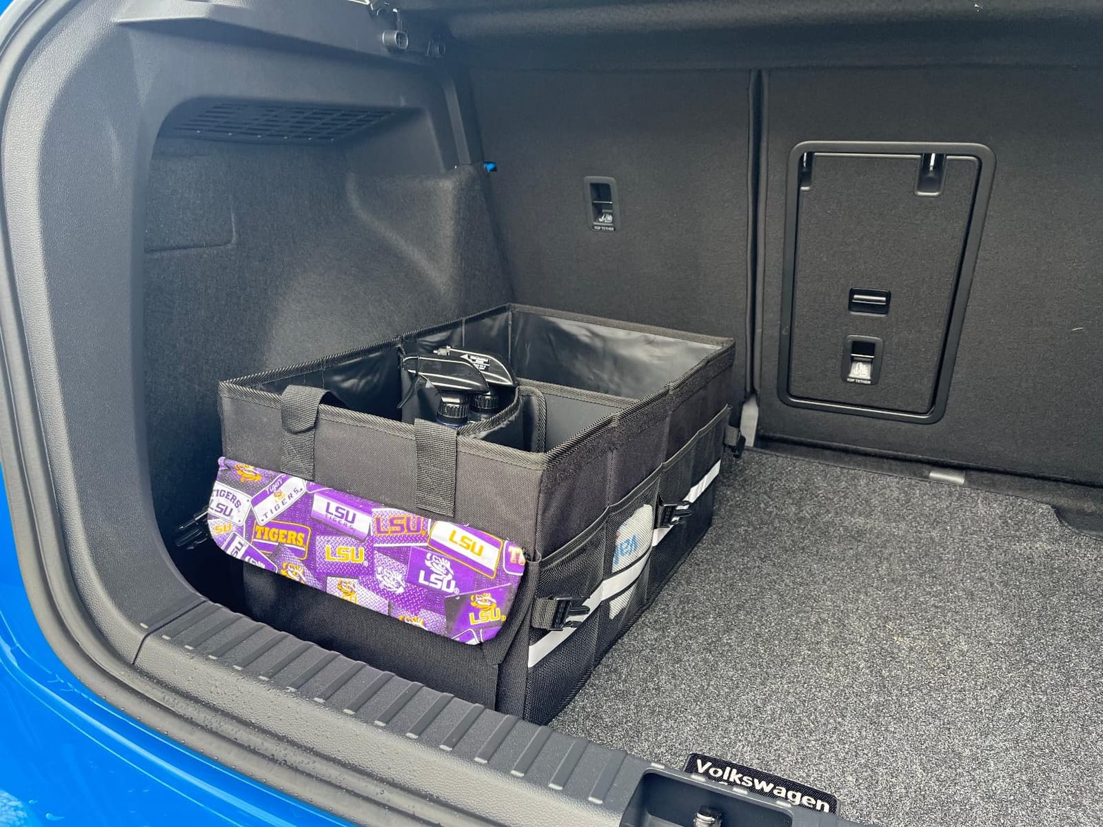 K KNODEL Trunk Organizer with Lid for Car, SUV, and Truck (Medium, Black) customer photo 2