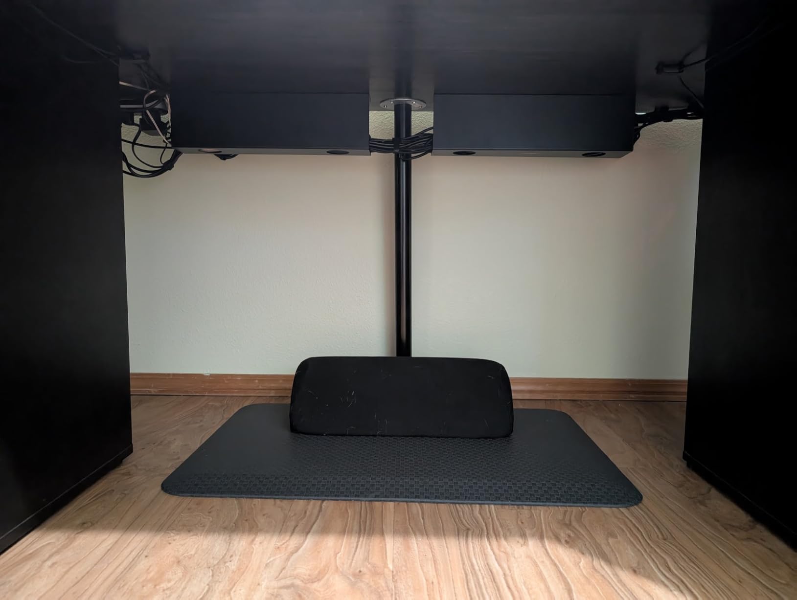 VIVO 2 Pack Black 17 in Under Desk Cable Management Tray, DESK-AC06-2C customer photo 2