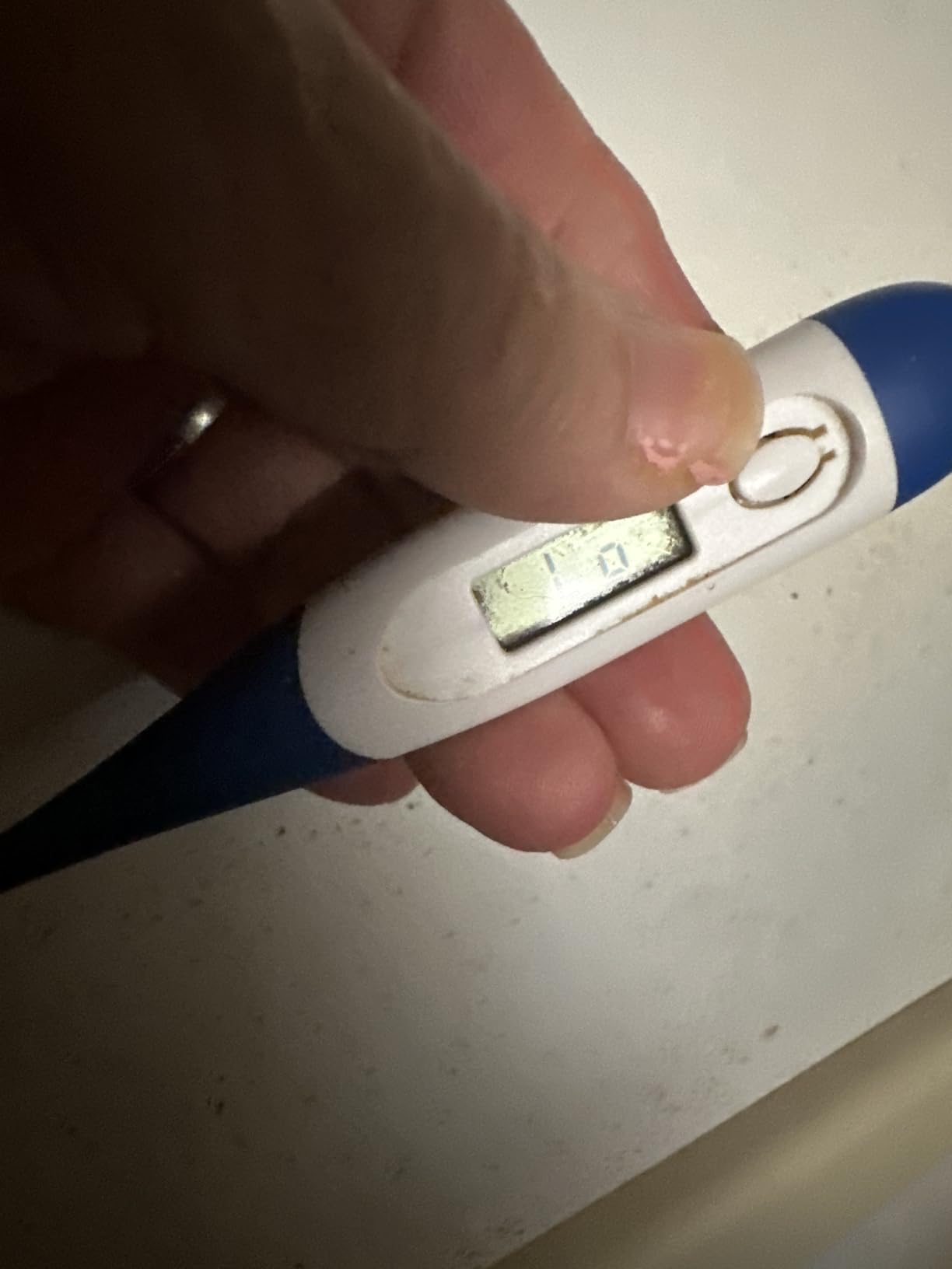 Boncare Digital Thermometer for Adults, Kids & Babies, Dark Blue customer photo 2