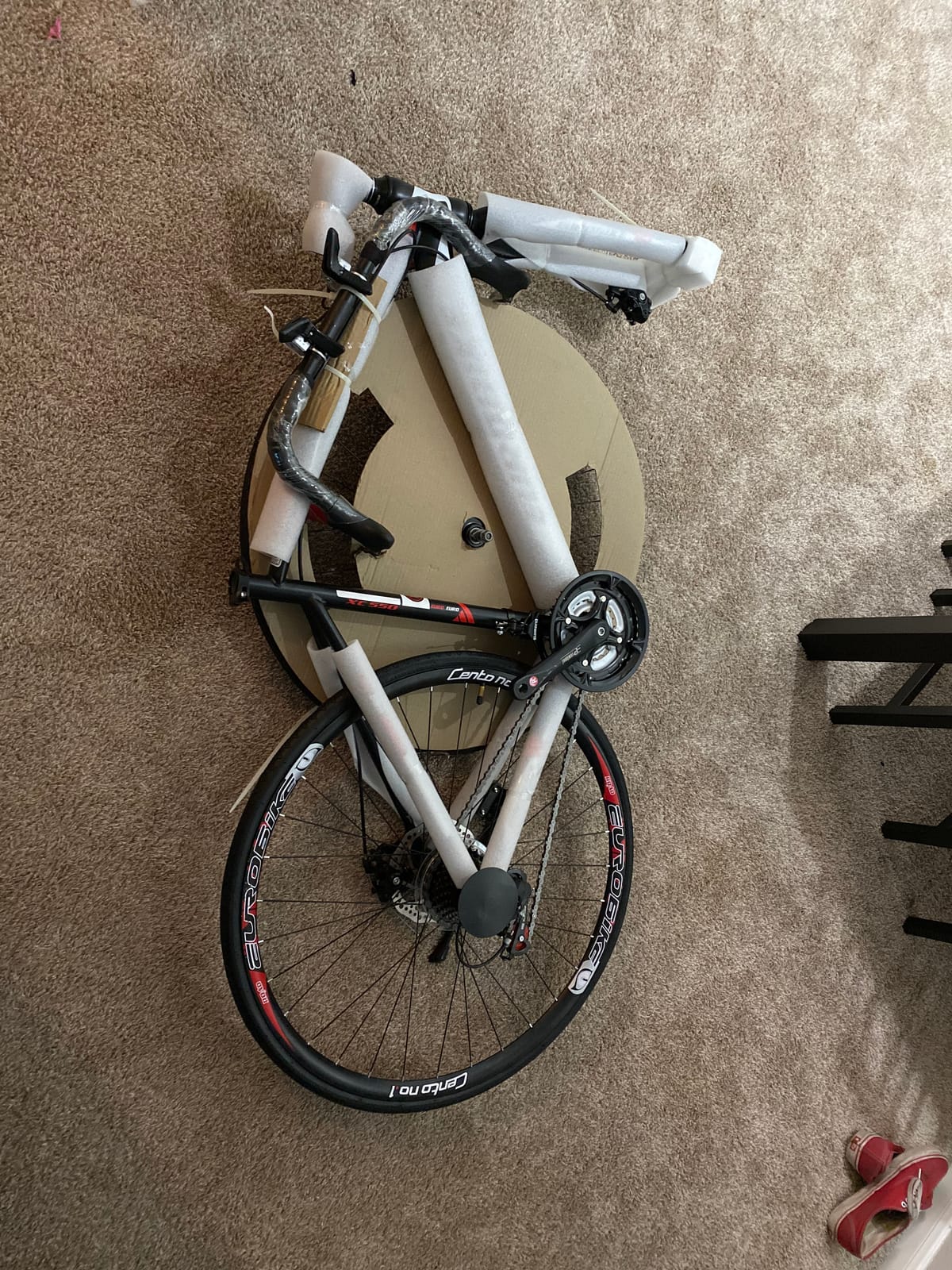 Eurobike HY XC550 Road Bike,21 Speed Road Bicycle for Adults Men and Women,Disc Brake 700C Race Bike for Beginner to Intermediate Bicycle Riders(54cm-32 Spoke) customer photo 1