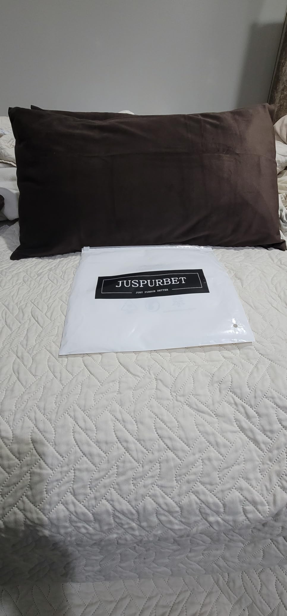 JUSPURBET 22x22 Decorative Velvet Throw Pillow Covers Set of 2,Olive Green customer photo 2