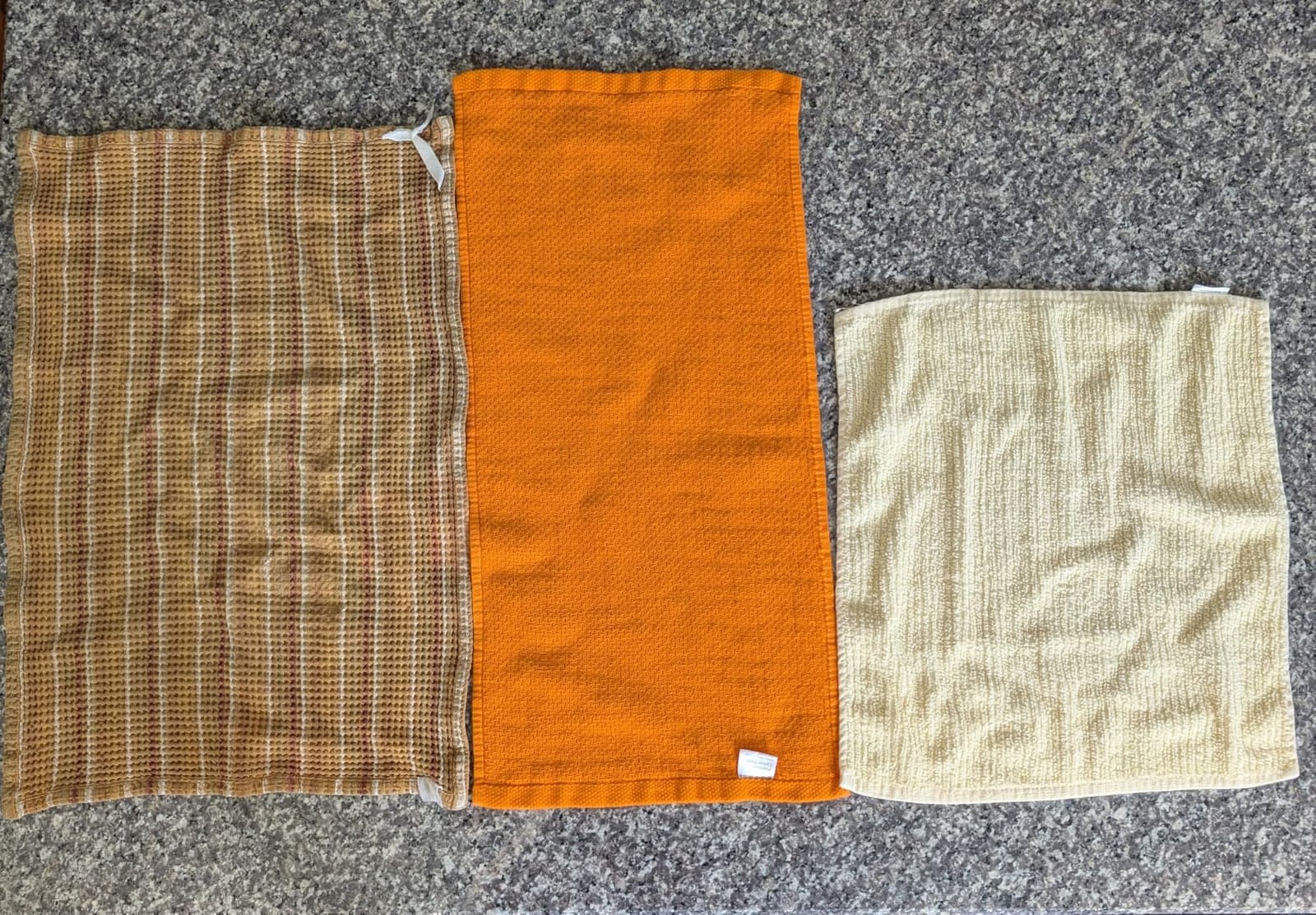 Homaxy 100% Cotton Waffle Weave Kitchen Dish Cloths 6-Pack, Mixed Color customer photo 1