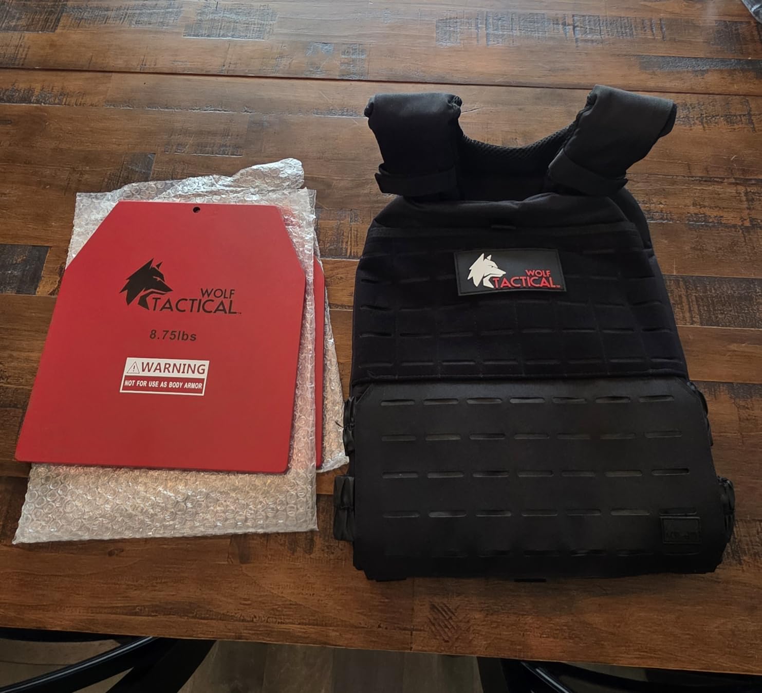 Wolf Tactical Adjustable Weighted Vest for Men & Women - Rucking, Workout, Running, Walking & CrossFit Weight Vest for Strength Training & Fitness customer photo 1