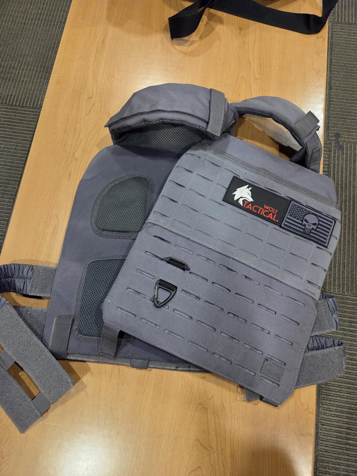 Wolf Tactical Adjustable Weighted Vest for Men & Women - Rucking, Workout, Running, Walking & CrossFit Weight Vest for Strength Training & Fitness customer photo 2