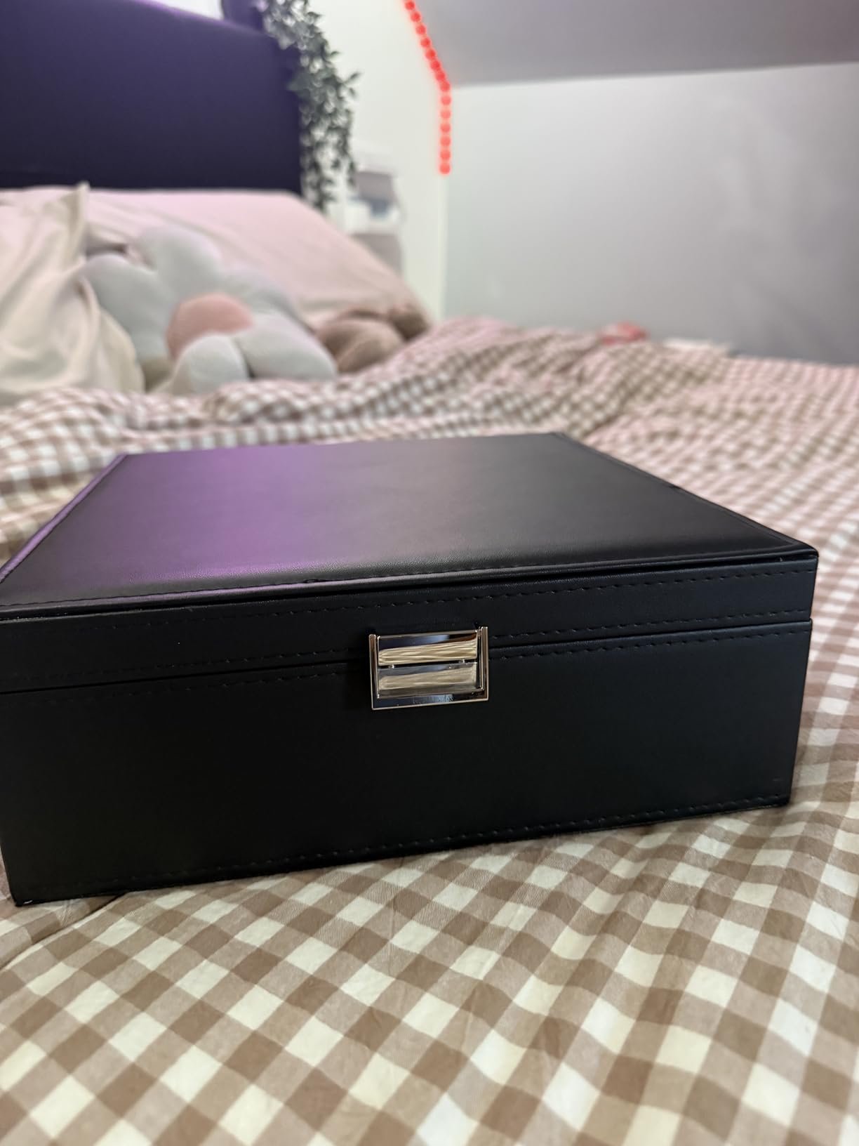 ProCase 2 Layers Jewelry Box for Women -Black customer photo 2