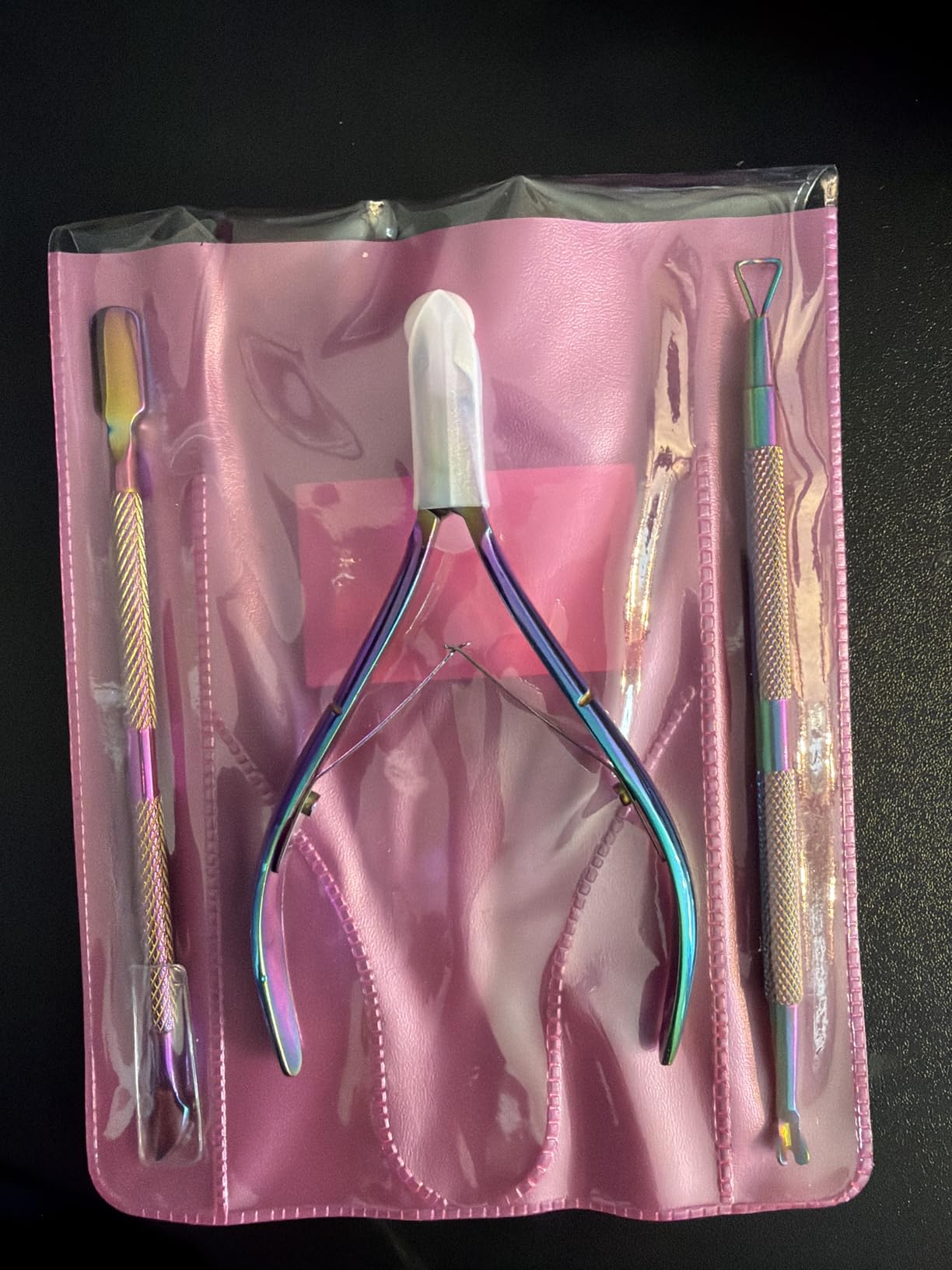 XUNXMAS Cuticle Trimmer Cuticle Remover with Cuticle Pusher,Cutter Nipper customer photo 1
