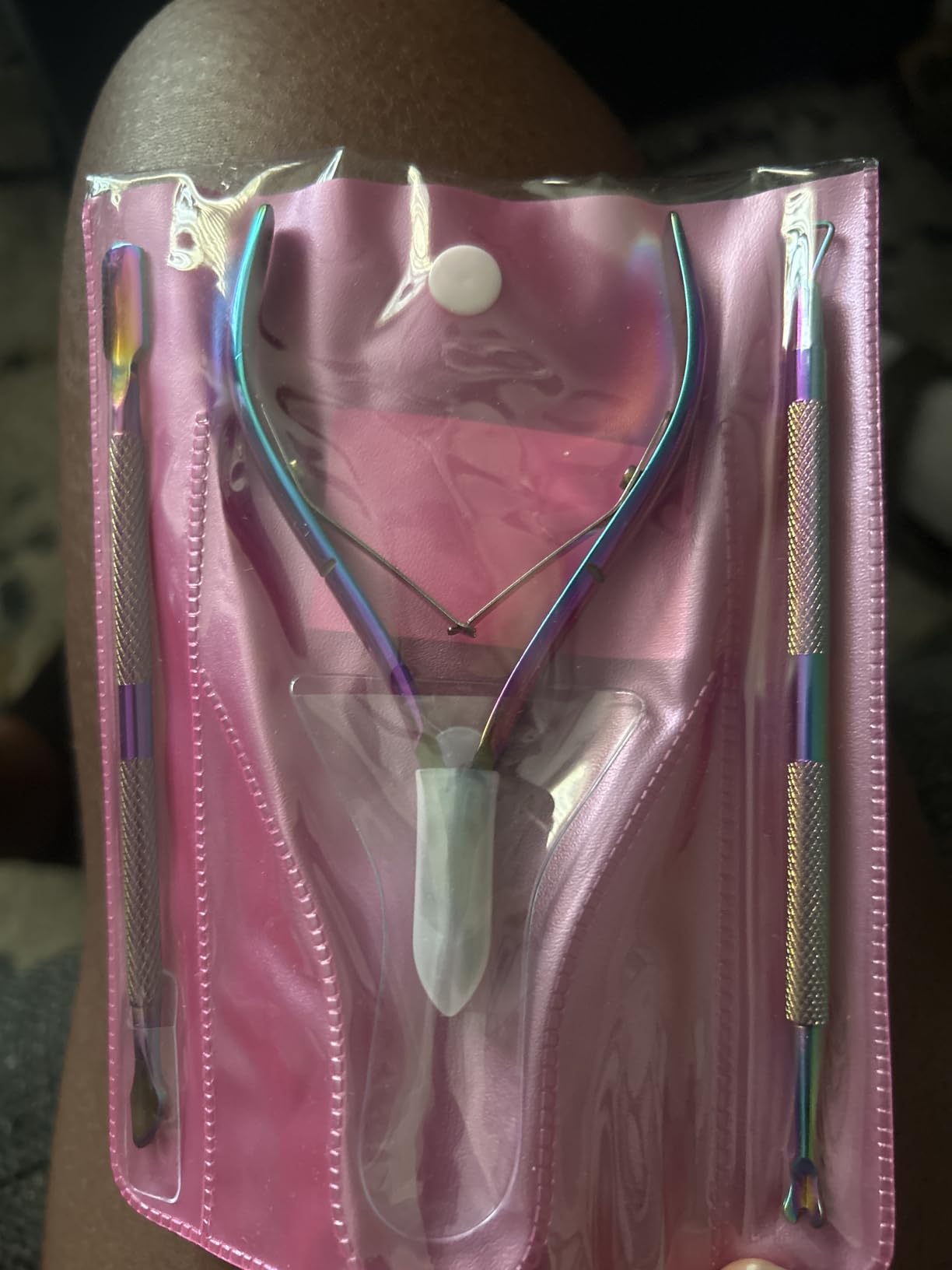 XUNXMAS Cuticle Trimmer Cuticle Remover with Cuticle Pusher,Cutter Nipper customer photo 2