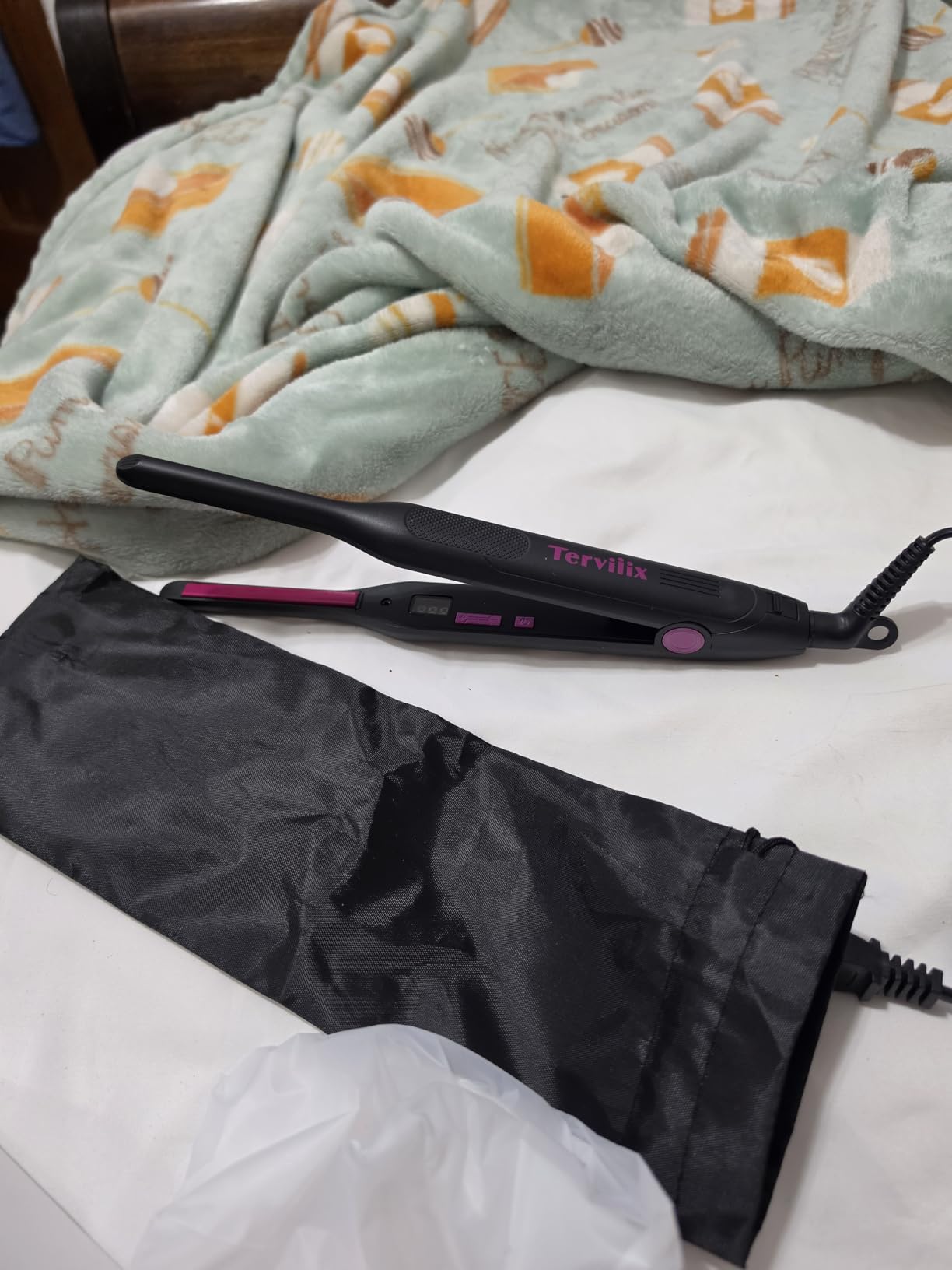Terviiix Pencil Flat Iron, 3/10 Inch Mini Hair Straightener customer photo 1