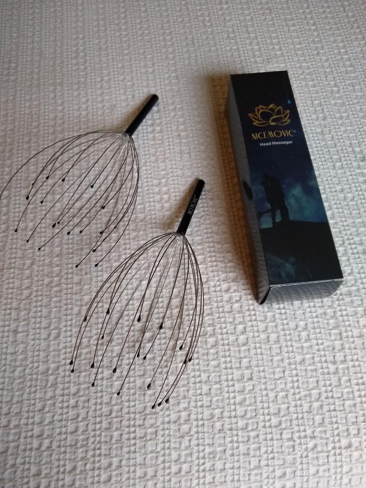 NICEMOVIC 2 Pack Head Scalp Massager Stocking Stuffers White Elephant Gifts customer photo 2