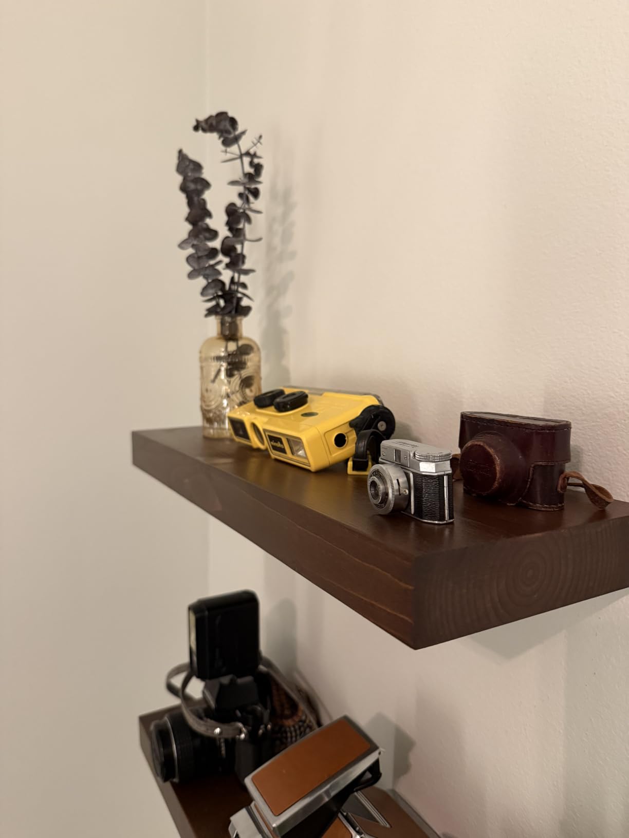 Homeforia 24 Inch Floating Shelves, High-End Solid Pine Wood, Set of 2 customer photo 1