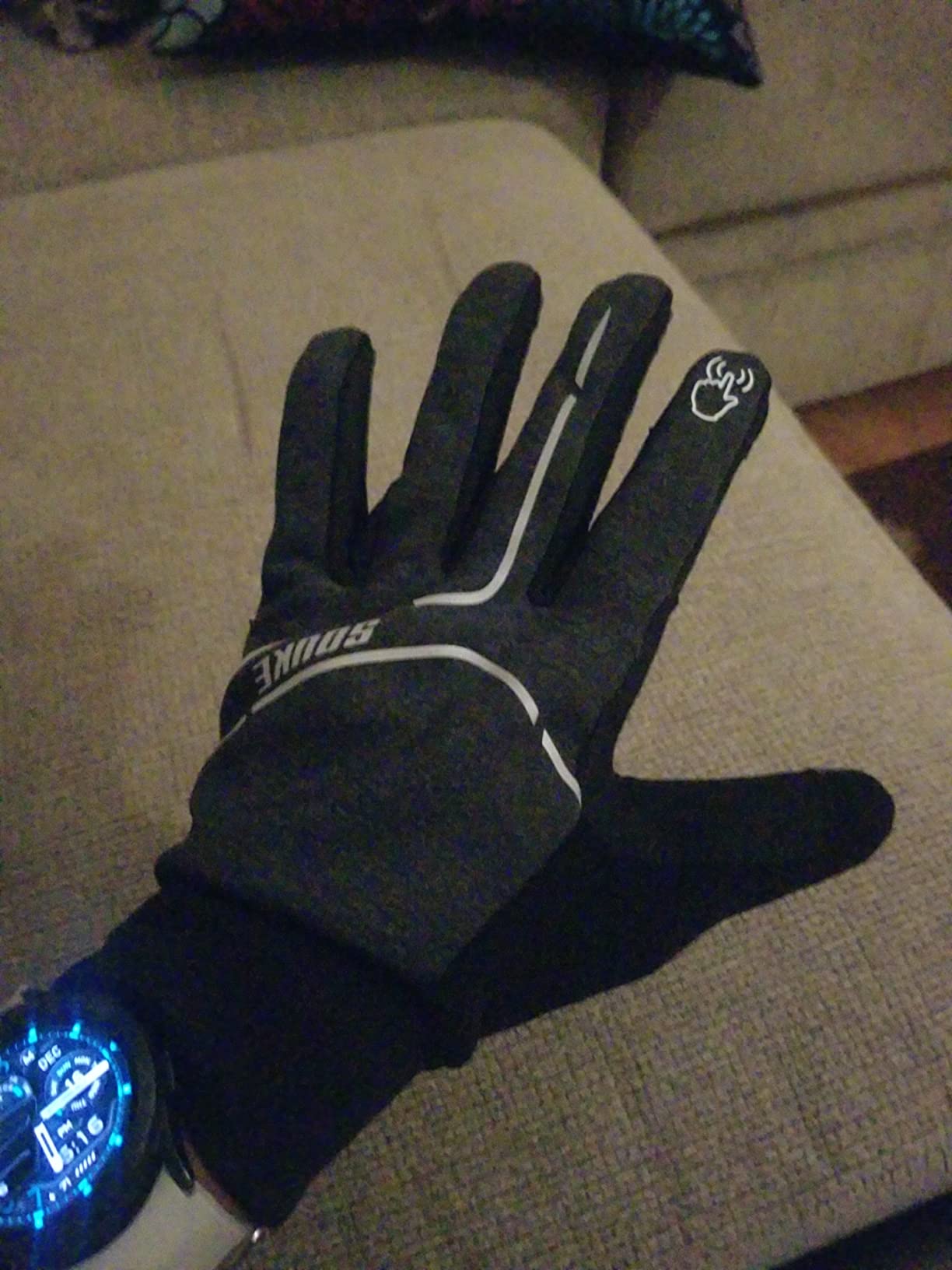 Souke Sports Winter Cycling Gloves Men Women Thermal Padded Bike Gloves customer photo 2
