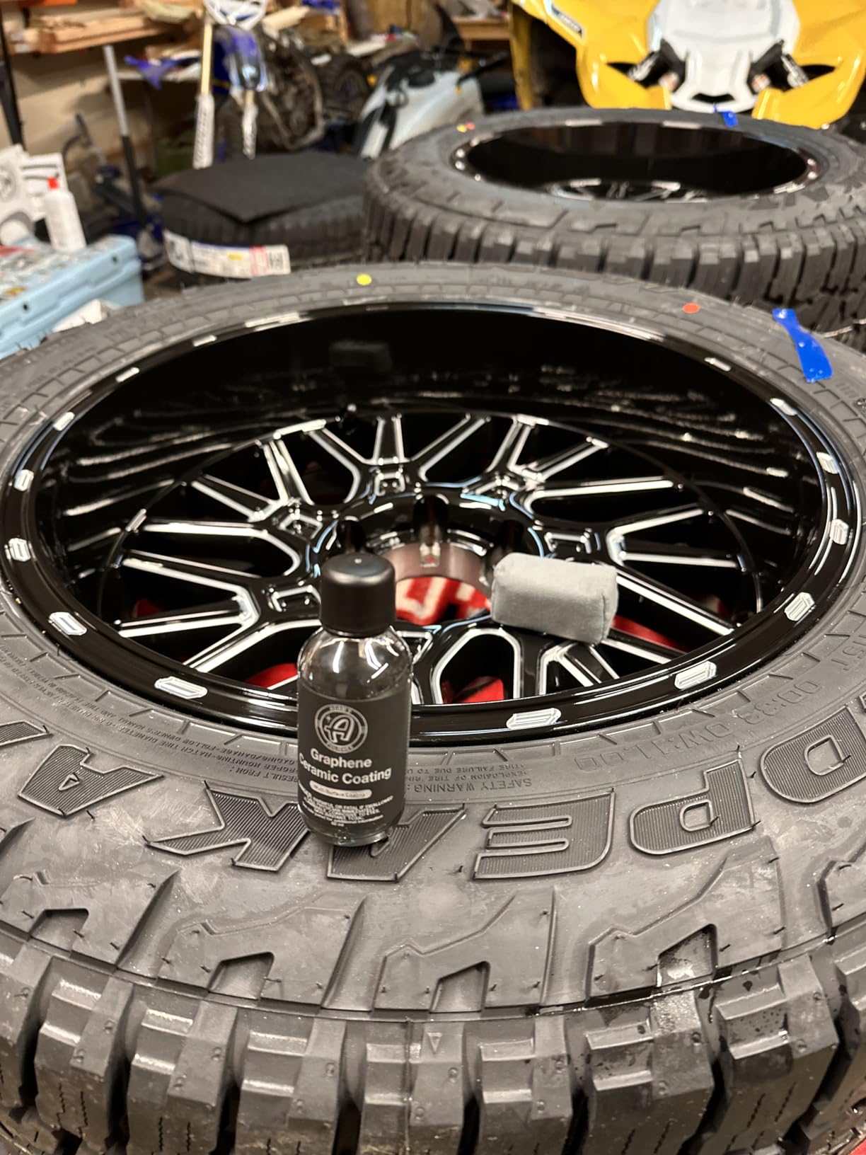 Adam's UV Graphene Ceramic Coating Kit Without UV Flashlight - 10H Ceramic Coating for Cars with UV Glow Technology, 7+ Years of Shine, Gloss & Protection for Car Boat RV Motorcycle customer photo 2