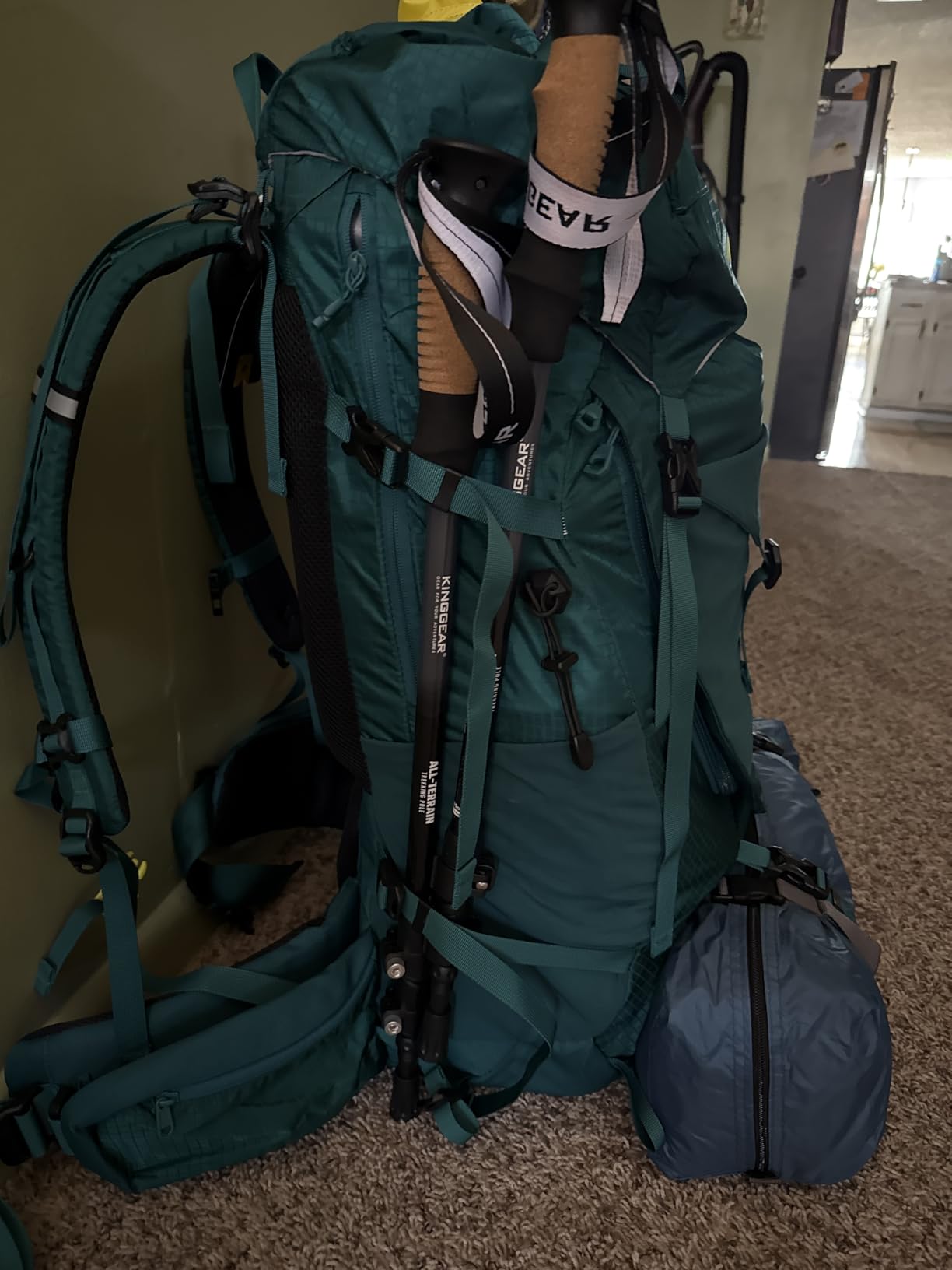 KINGGEAR Trekking Poles 7075 Aluminum Lightweight Hiking Sticks customer photo 2