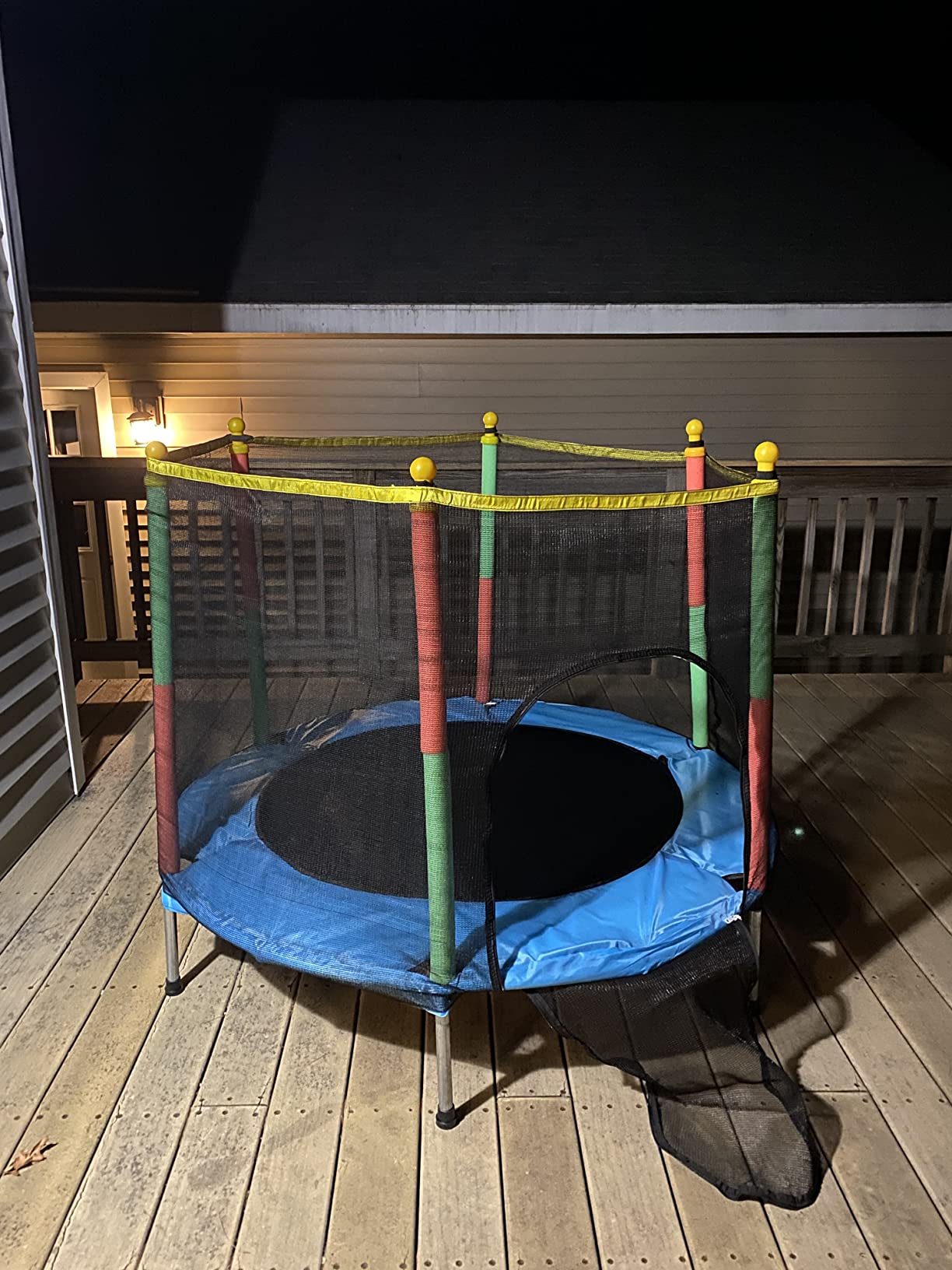 Toddler Trampoline for Kids Ages 1-8, 55'' Small Trampoline Indoor Outdoor customer photo 1