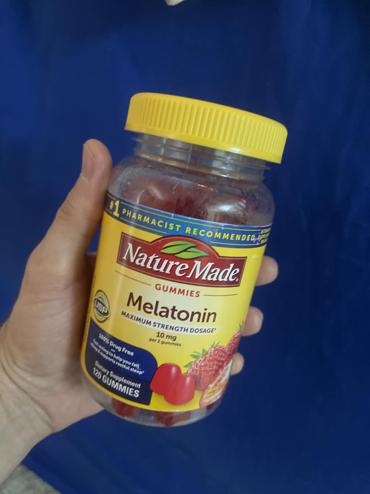 Nature Made Melatonin 10 mg per Serving Gummies, 120 Melatonin Gummies customer photo 2