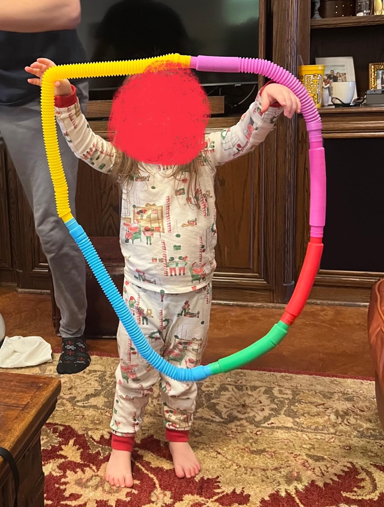 Nutty Toys Pop Tubes - Large 8-Pack Sensory Toys - Creative STEM Learning for Kids - Connect & Pop! Top ADHD Autism Fidget 2026, Best Boy & Girl Christmas Stocking Stuffers Gifts Idea customer photo 2