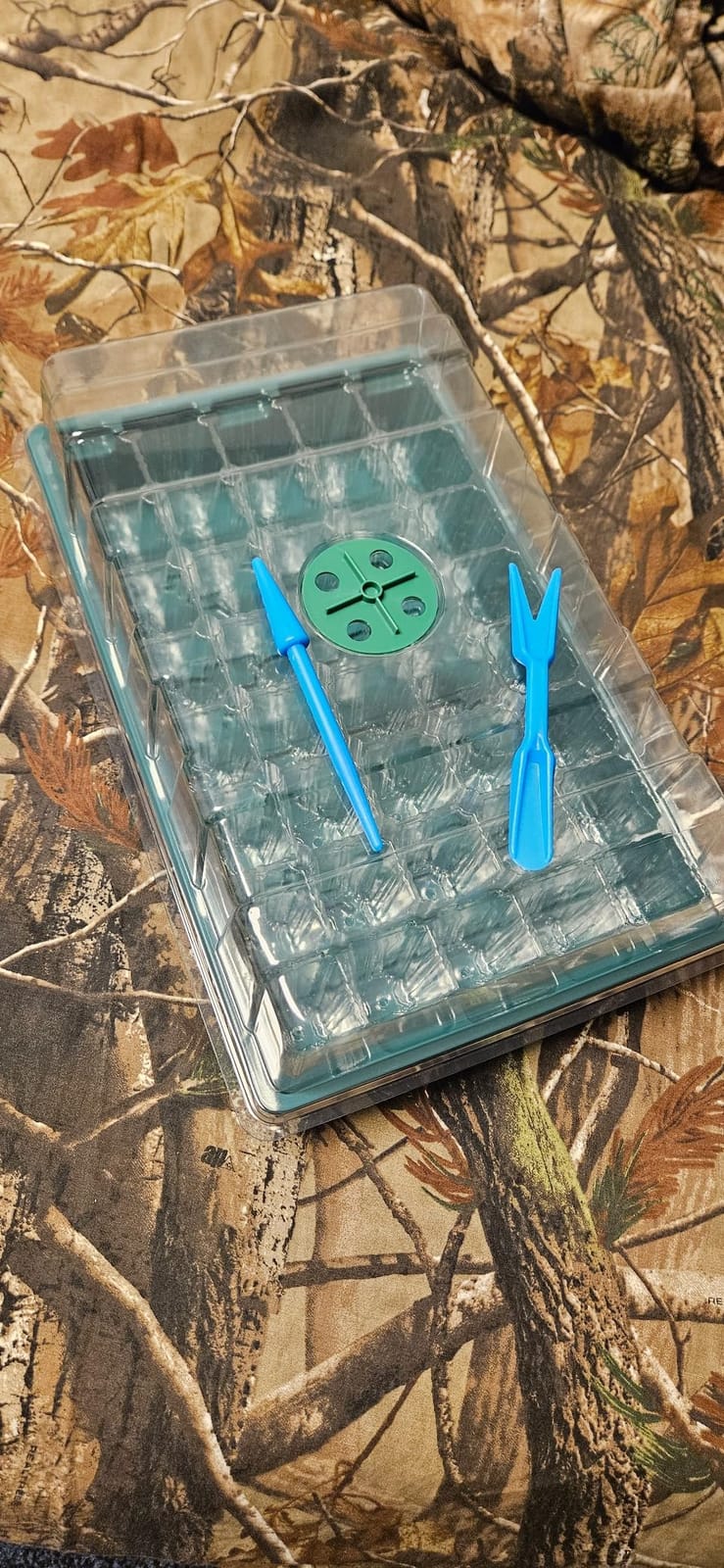 MIXC 5 Pack Seed Starter Tray, 200Cell Mini Propagator Greenhouse Grow Kit customer photo 1