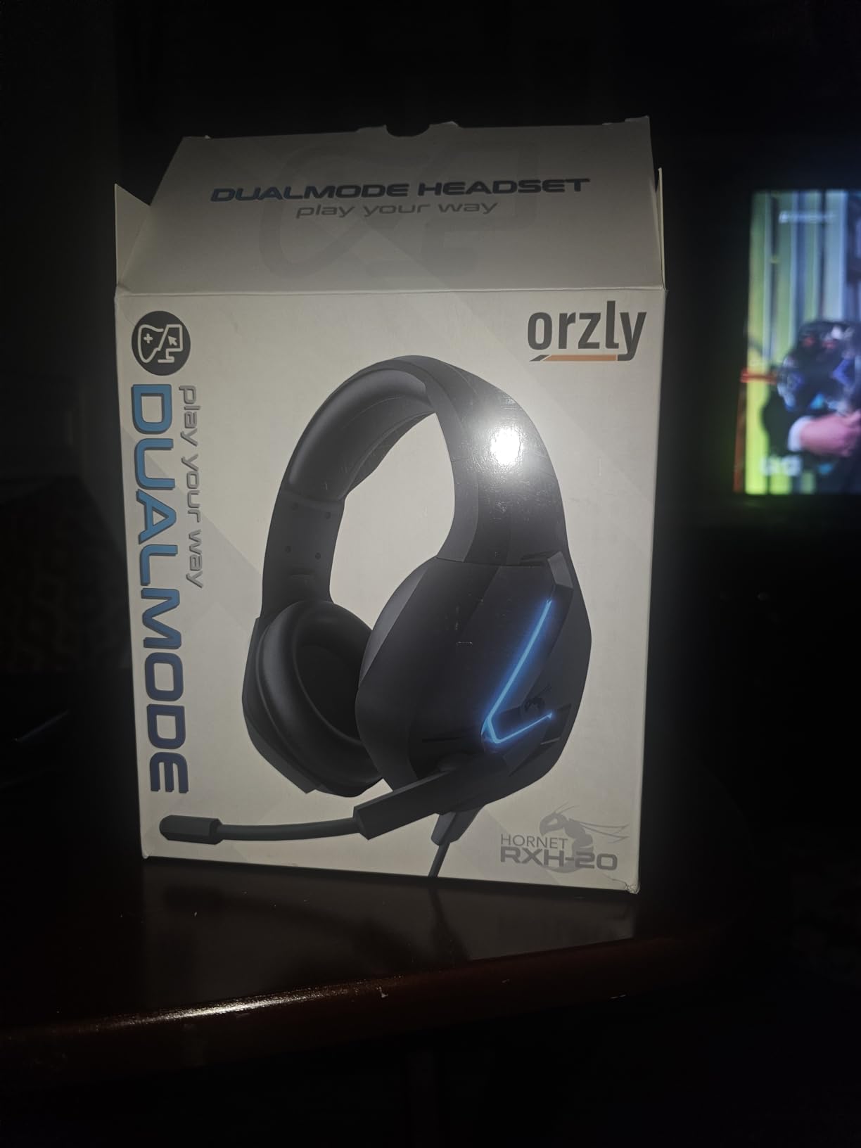 Orzly Gaming Headset with Mic for Nintendo Switch OLED and Lite Joycon Color Match with Led Light Microphone & Remote - Hornet RXH-20 Tanami Edition customer photo 2