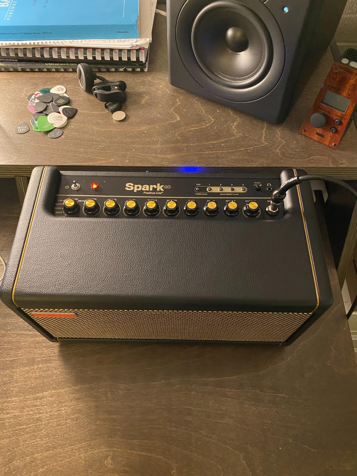 Positive Grid Spark 40-Watt Combo Practice Guitar Amplifier Electric Bass and Acoustic Guitar Amp with Spark Mobile App customer photo 2