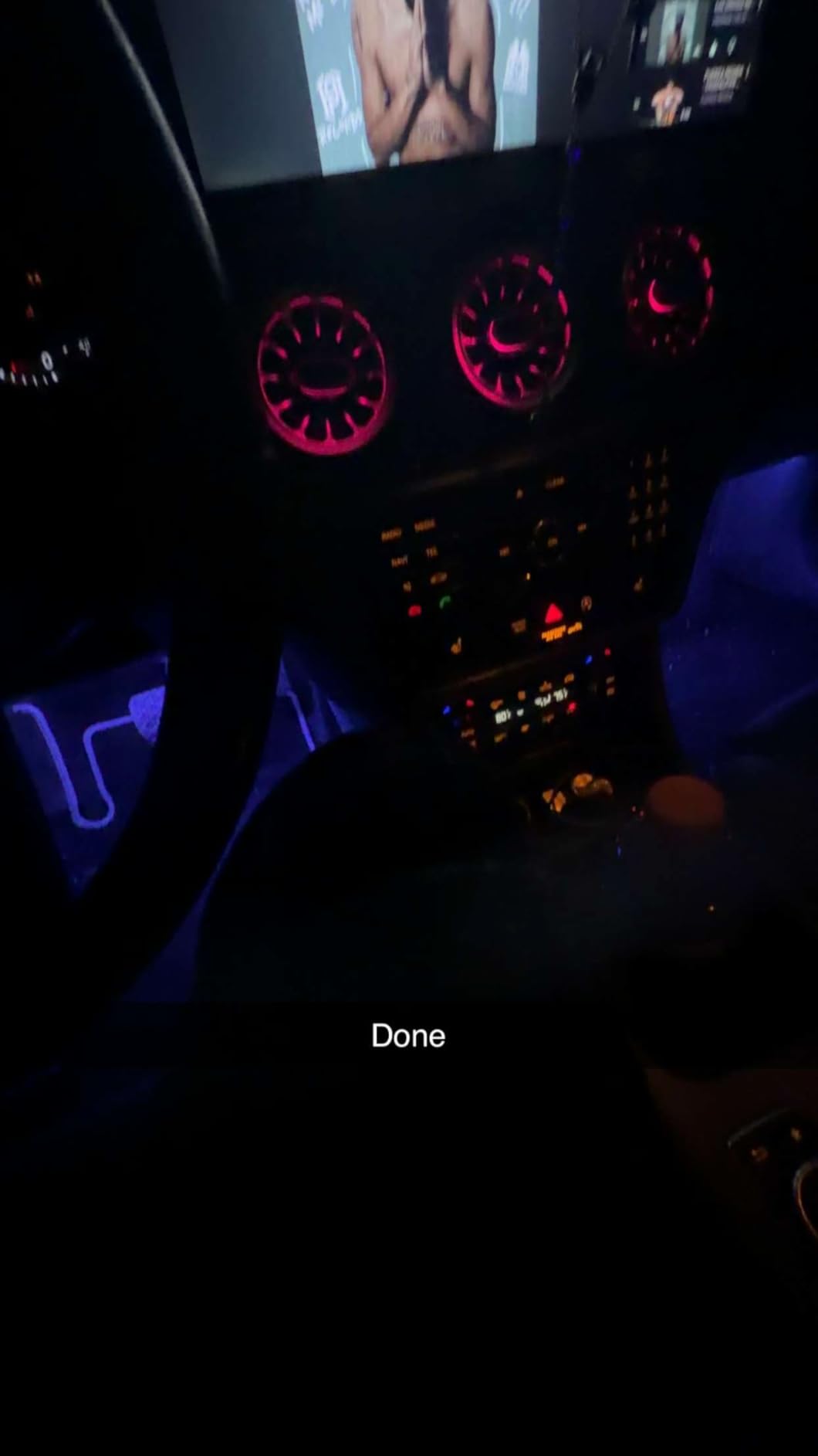 Xprite RGB LED Car Interior Bluetooth USB Light Strip, w/Wireless Remote and APP Control,4 PCS Under Dash Footwell Ambient Lights Kits, DIY Music Mode Universal for Vehicle Internal, SUV, Trucks customer photo 2