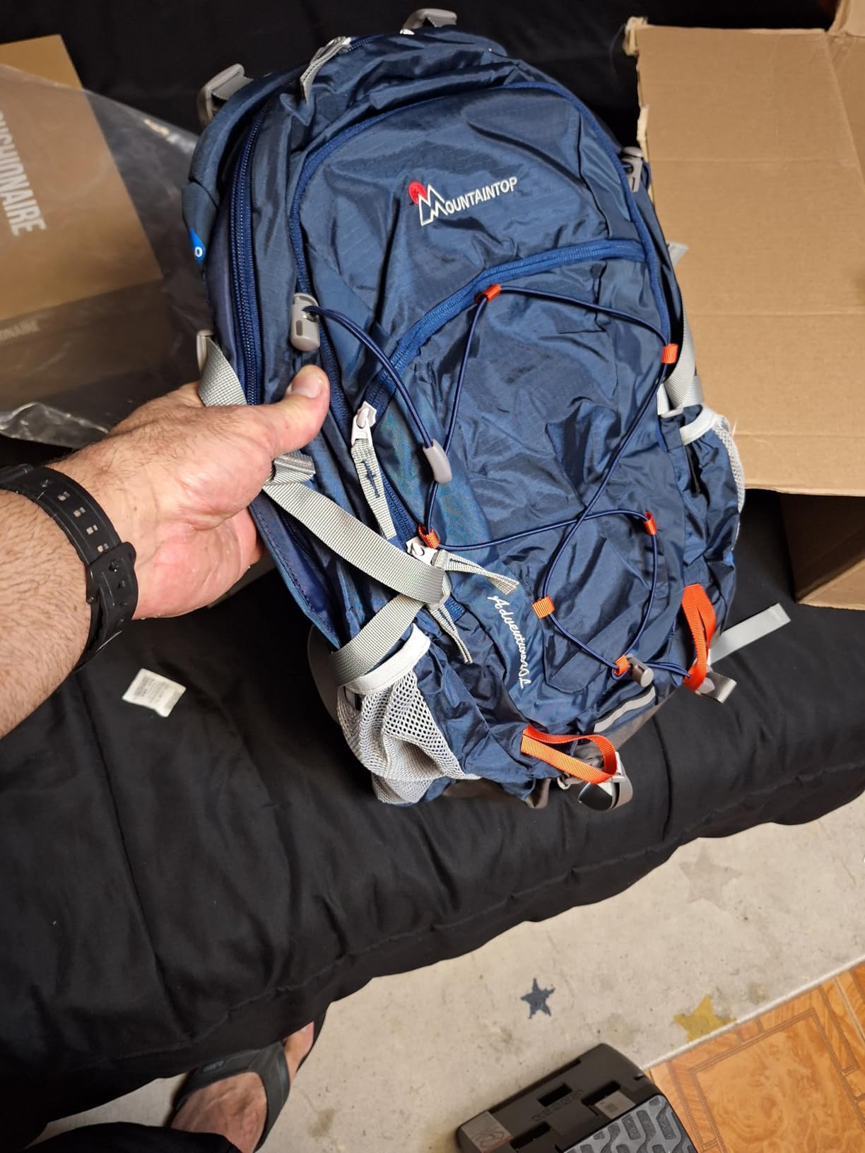 MOUNTAINTOP 40L Hiking Backpack, Lightweight Outdoor Backpacking Pack customer photo 2