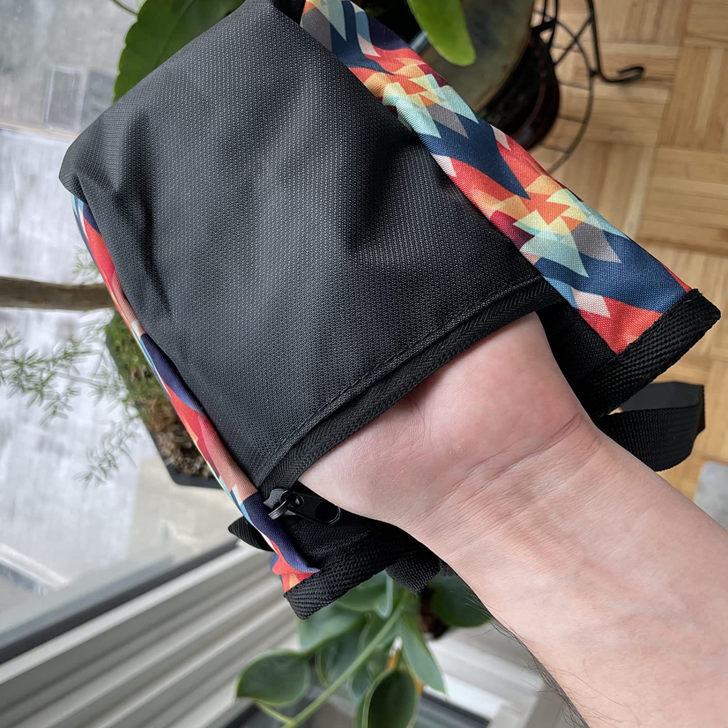 Rock Climbing Chalk Bag | Wide Opening & Fleece Lined | Removable Belt | Large Zippered Pocket | Brush Holder Loops | Bouldering, Gym, Crossfit customer photo 1