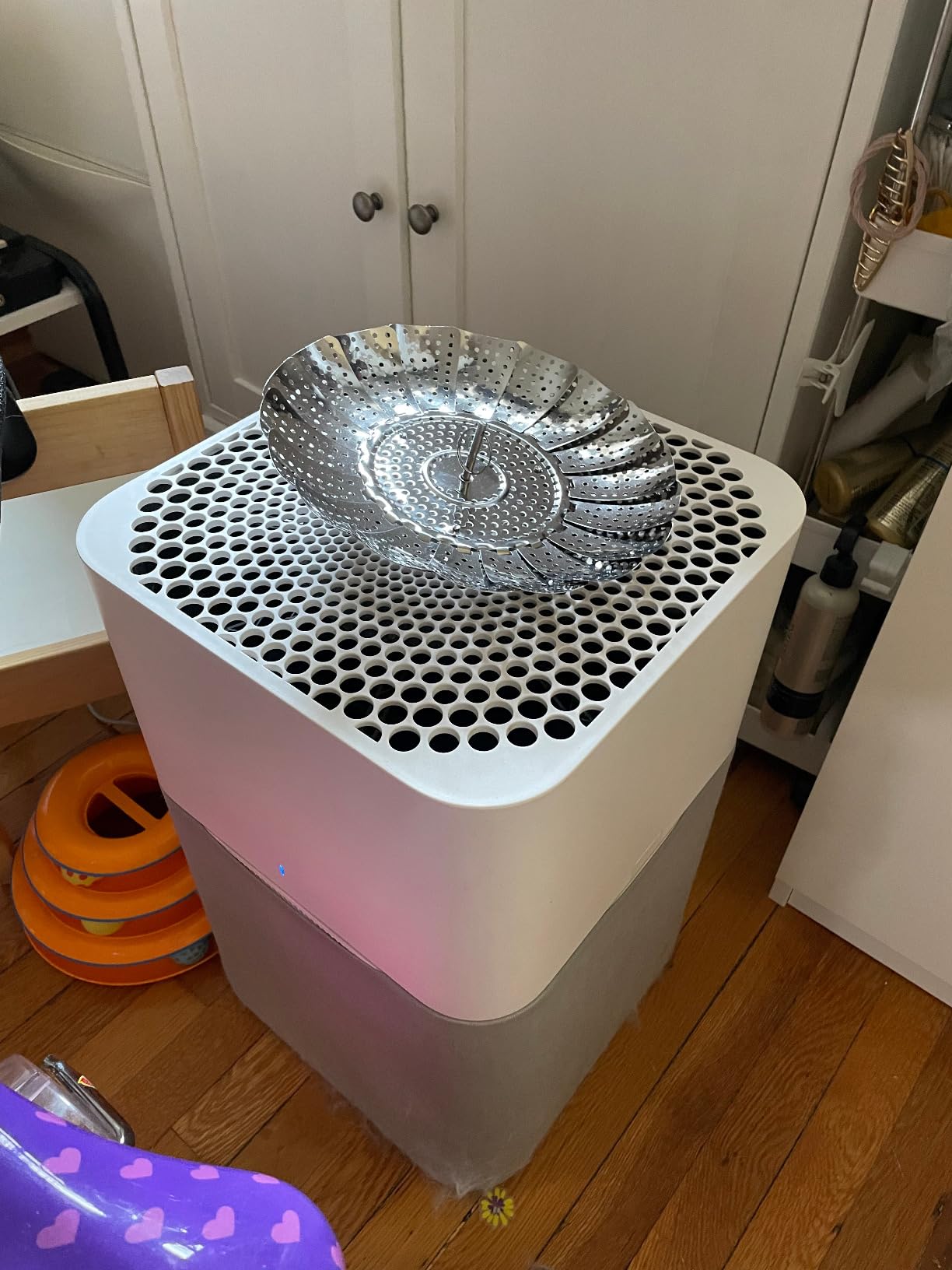 Air Purifier Large Room, Air Cleaner for Dust Pet Dander Smoke Mold Pollen Bacteria Virus Allergen, Odor Removal, for Home Bedroom Living Room, Washable Pre Filter, HEPASilent, Blue 211+ Auto customer photo 1