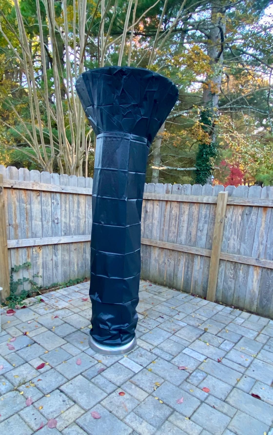 Patio Heater Covers with Zipper and Storage Bag,Waterproof,Dustproof,Wind-Resistant,Sunlight-Resistant,Snow-Resistant,Black,89'' Height x 33
