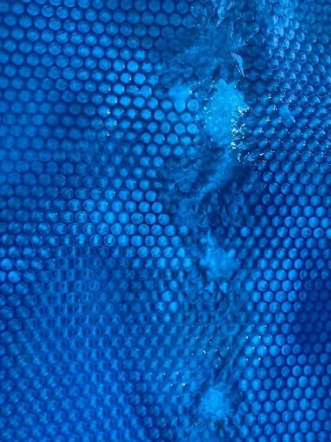 Winter Hot Tub Bubble Blanket - 7x7 FT 16-Mil Square Pool Spa Solar Cover customer photo 2