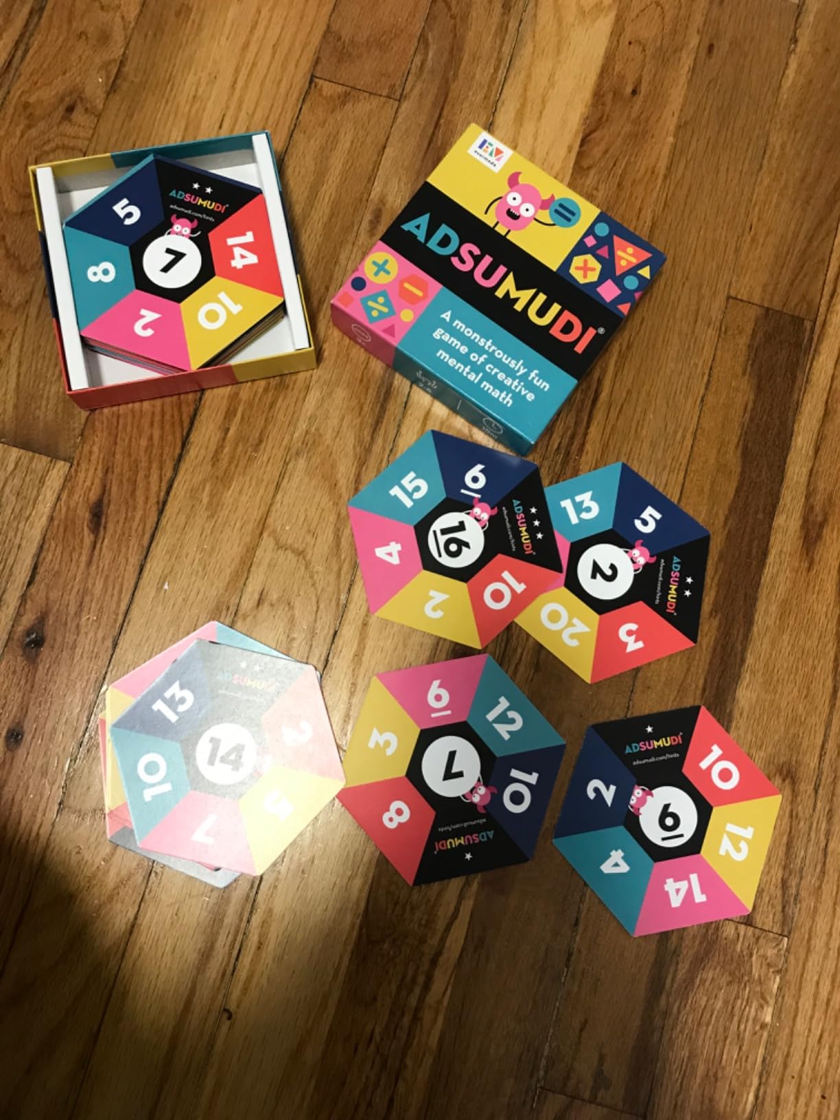 Evermade Adsumudi Math Game - The Monstrously Fun, Smart Game for Kids to Practice Multiplication, Division, Addition and Subtraction - Great for Kids Ages 8-12 customer photo 2
