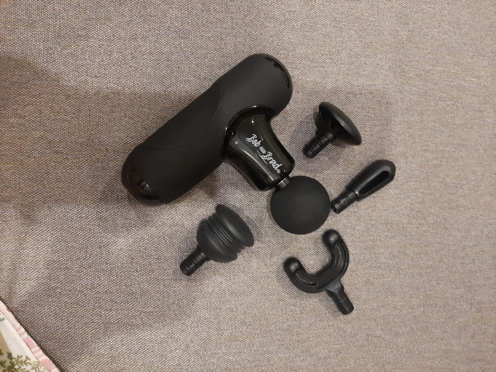 BOB AND BRAD Q2 Mini Massage Gun, Pocket-Sized Deep Tissue Massager Gun, Portable Percussion Muscle Massager Gun, Ultra Small & Quiet Muscle Massage Gun for Muscle Recovery with Carry Case customer photo 2