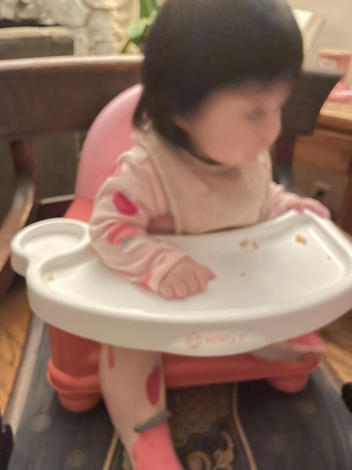 Safety 1st Easy Care Swing Tray Feeding Booster, Coral Crush, One Size customer photo 1