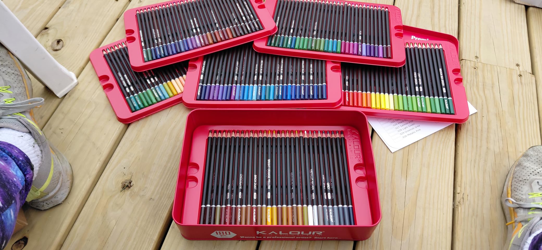 KALOUR 180 Colored Pencils for Adults Artists,Tin Case customer photo 2