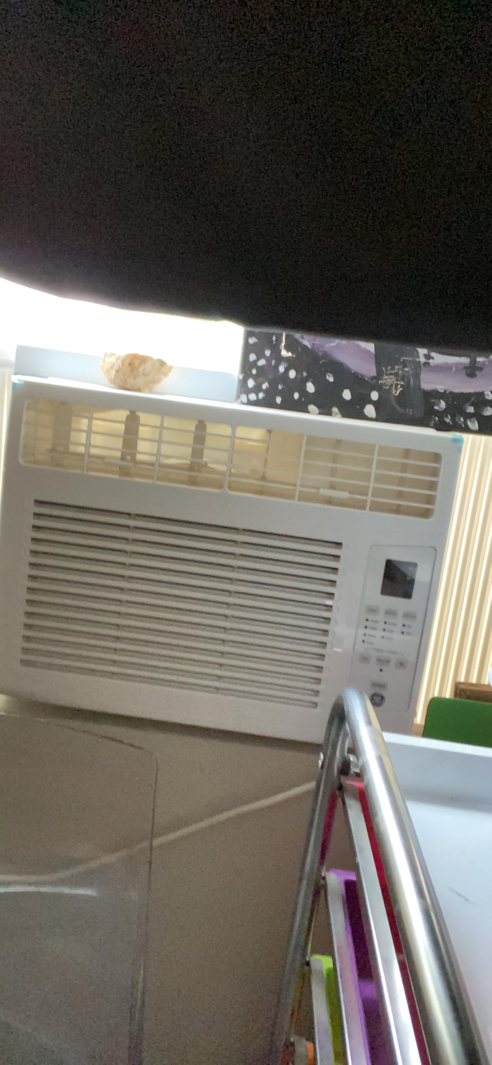 GE Electronic Window Air Conditioner 6000 BTU, Efficient Cooling for Smaller Areas Like Bedrooms and Guest Rooms, 6K BTU Window AC Unit with Easy Install Kit, White customer photo 2
