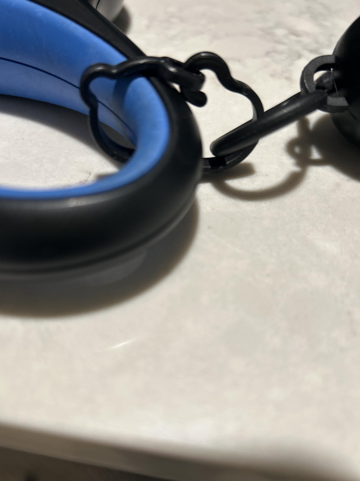 PINA Retractable Dog Leash, 26ft Dog Leash for Small Medium Large Dogs Up to 110lbs, 360° Tangle-Free Strong Reflective Nylon Tape, with Anti-Slip Handle, One-Handed Brake, Lock - Black Blue customer photo 2