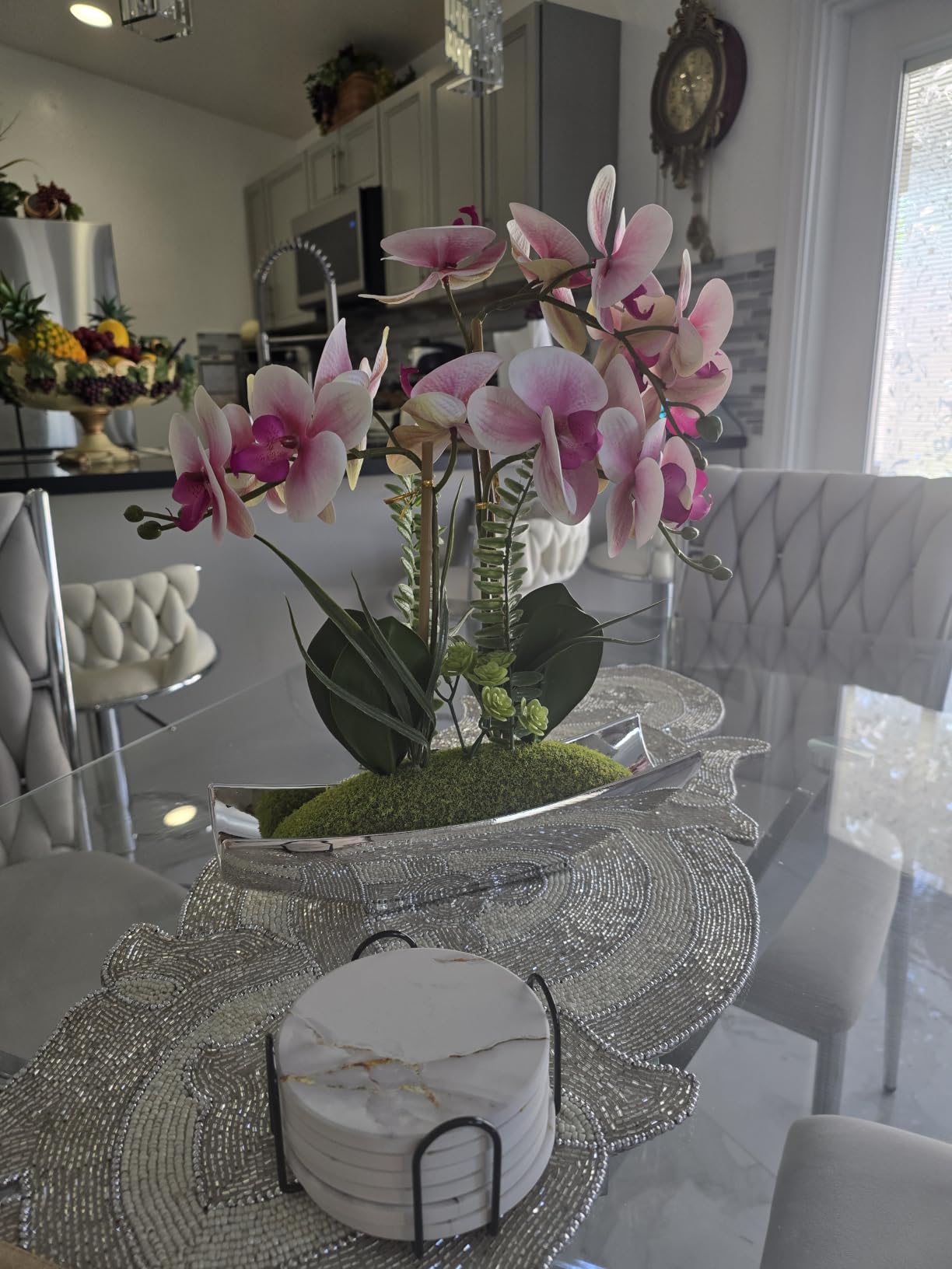 Briful Orchids Artificial Flowers 15