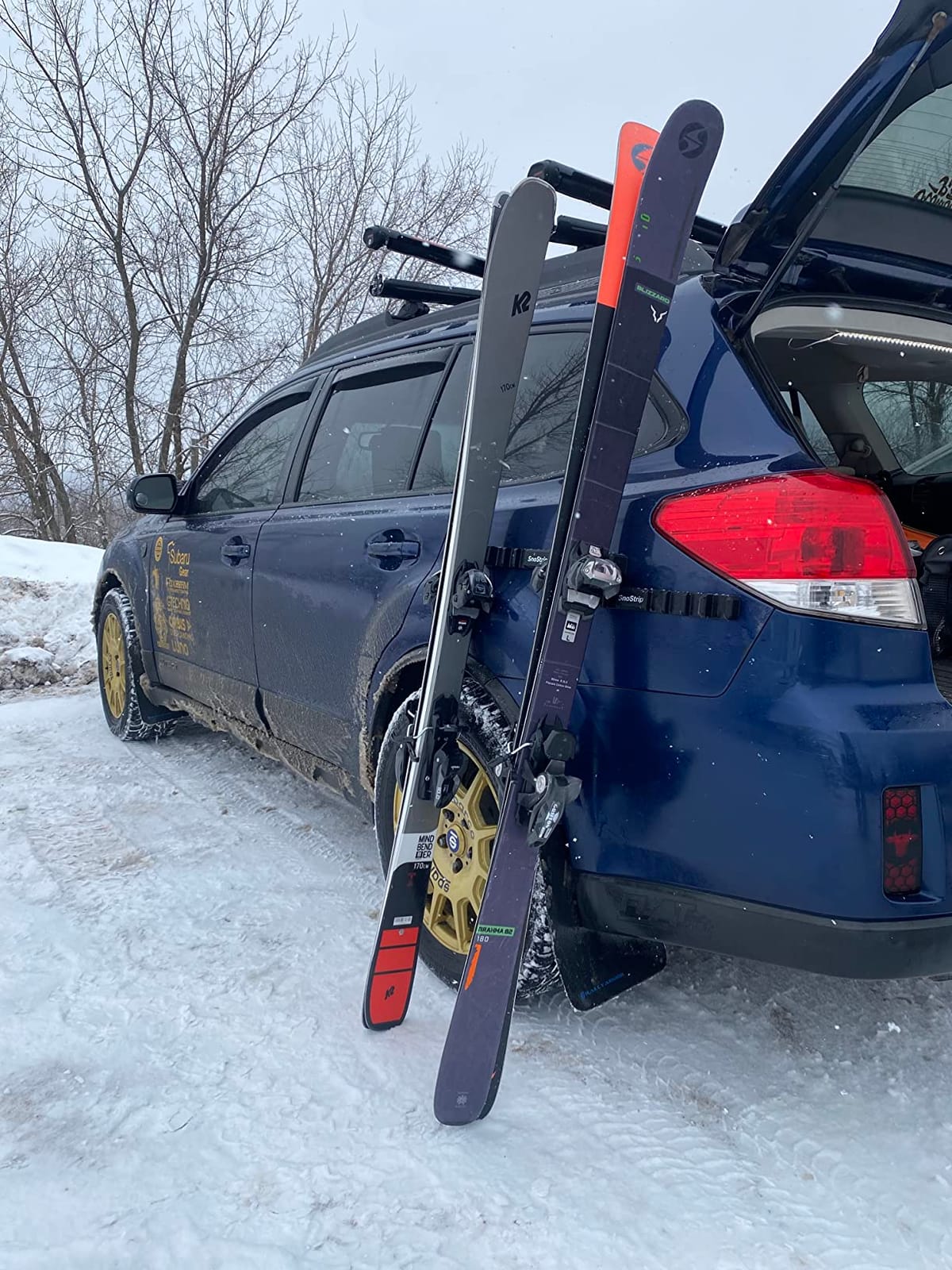 by RigStrips | The Original Protective Magnetic Ski & Snowboard Holder for the Side of Your Vehicle for Paint and Gear Protection customer photo 1