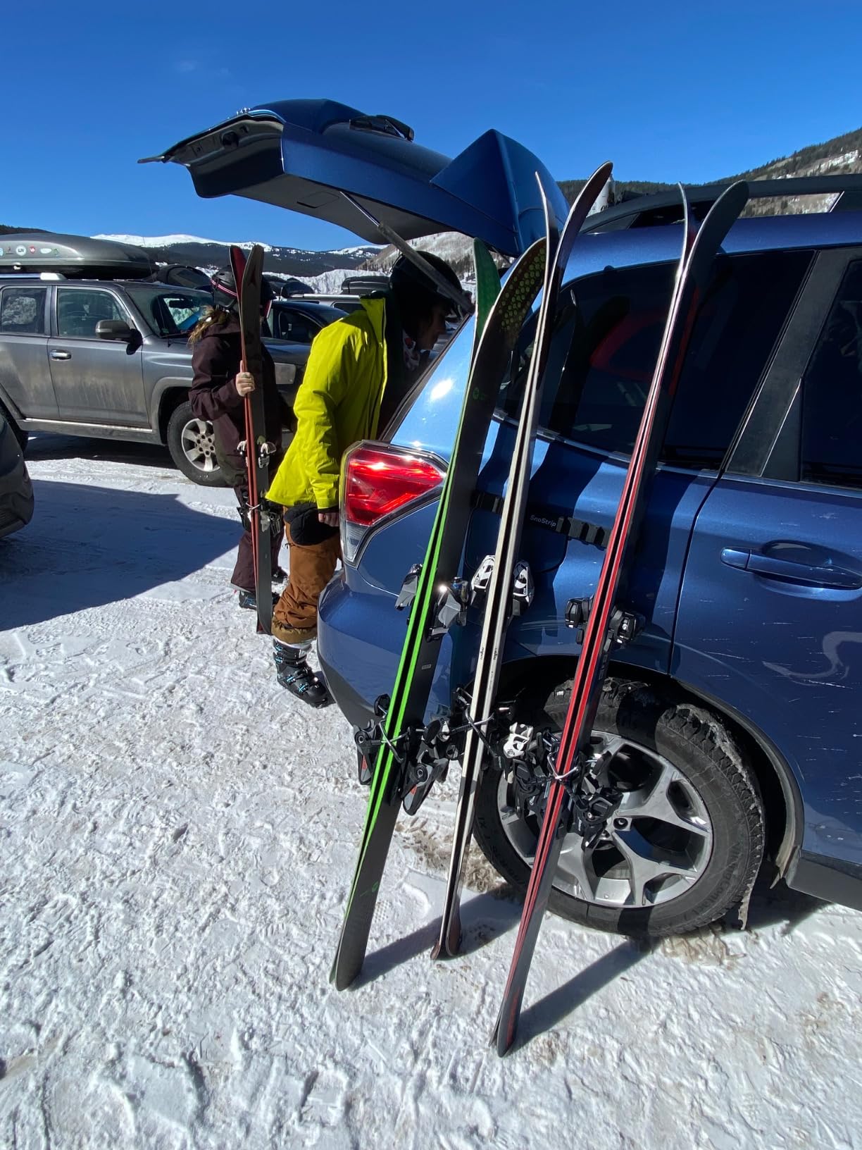 by RigStrips | The Original Protective Magnetic Ski & Snowboard Holder for the Side of Your Vehicle for Paint and Gear Protection customer photo 2